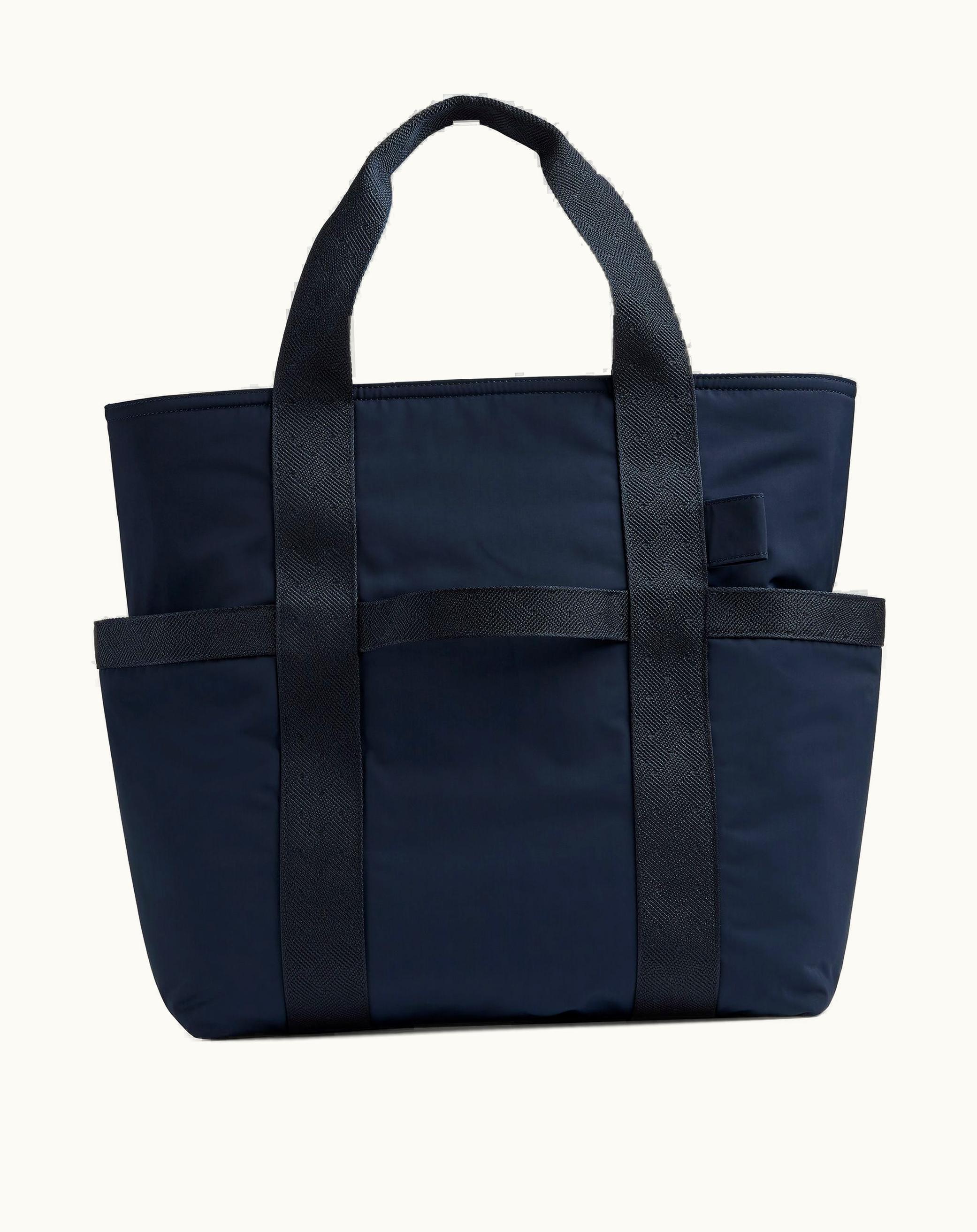 Bottega Veneta Bottega Veneta Men's Voyager Zippered Tote In Abyss