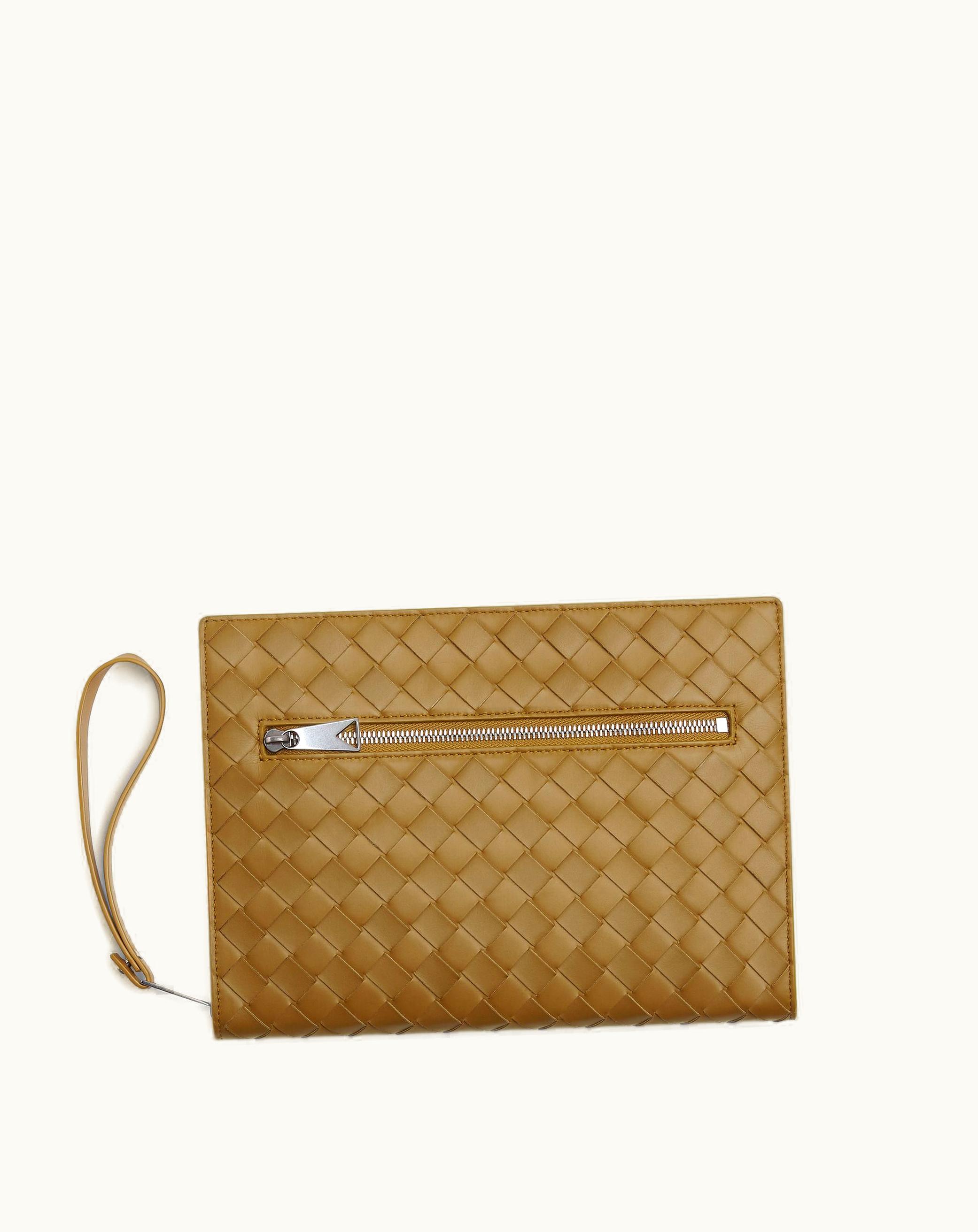 Bottega Veneta Bottega Veneta Small Intrecciato Document Case In Acorn
