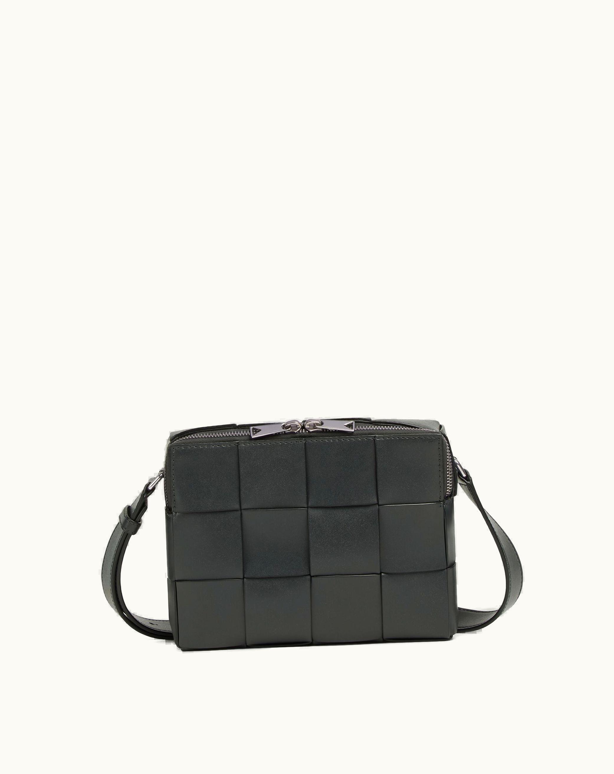 Bottega Veneta Bottega Veneta Men's Cassette Camera Bag In Ardoise