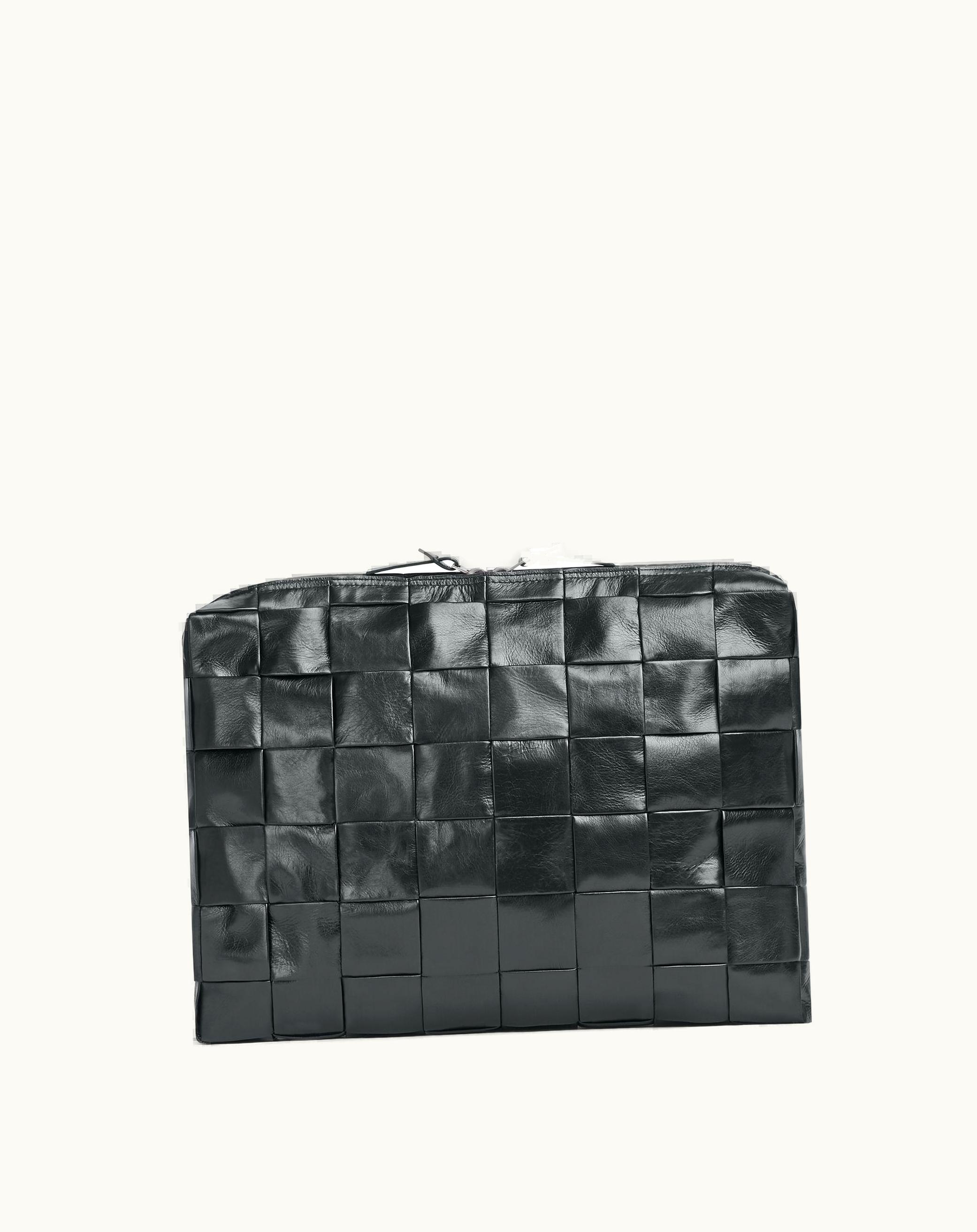 Bottega Veneta Bottega Veneta Medium Cassette Document Case In Black