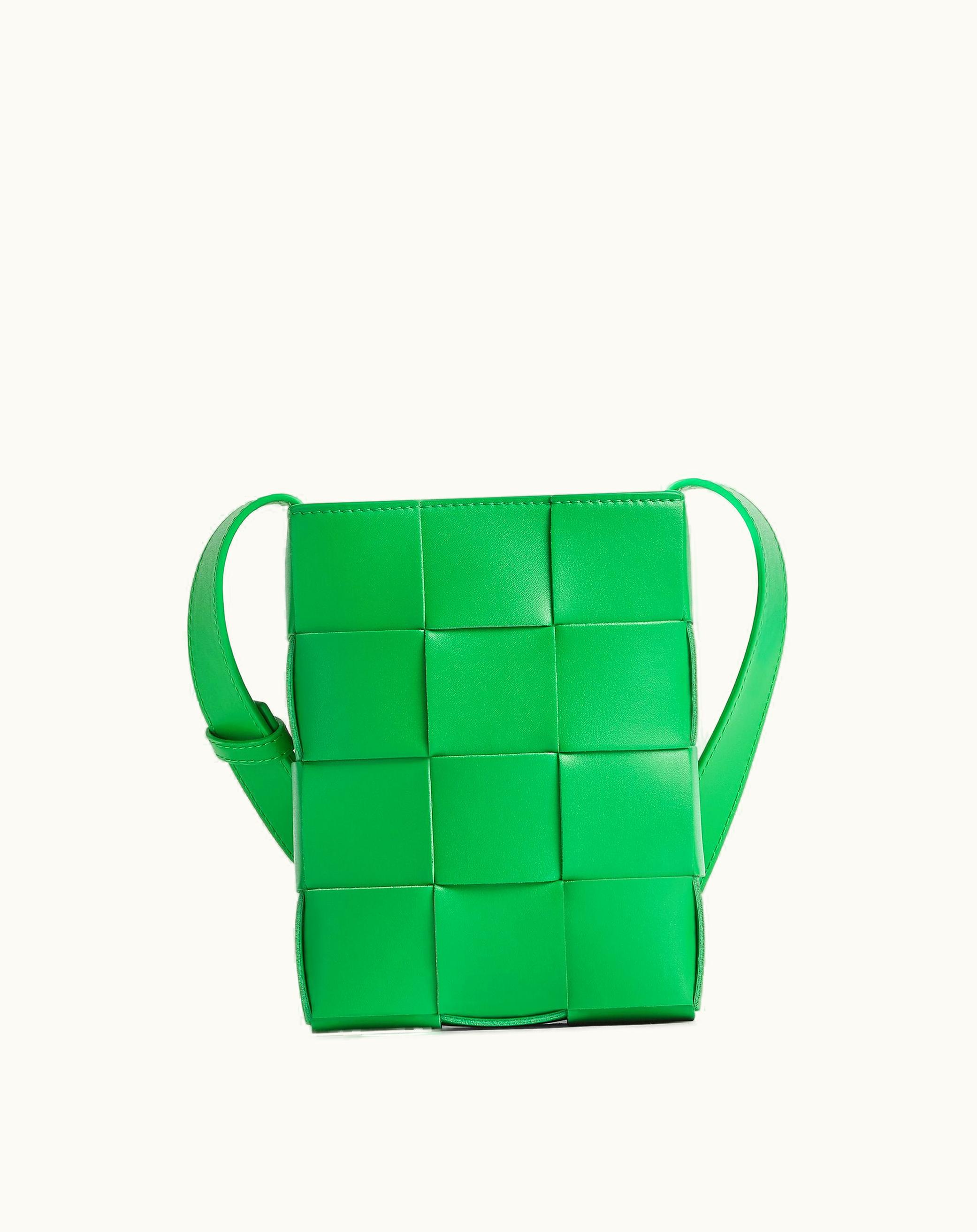 Bottega Veneta Bottega Veneta Men's Mini Cassette Cross-Body Bag In Parakeet