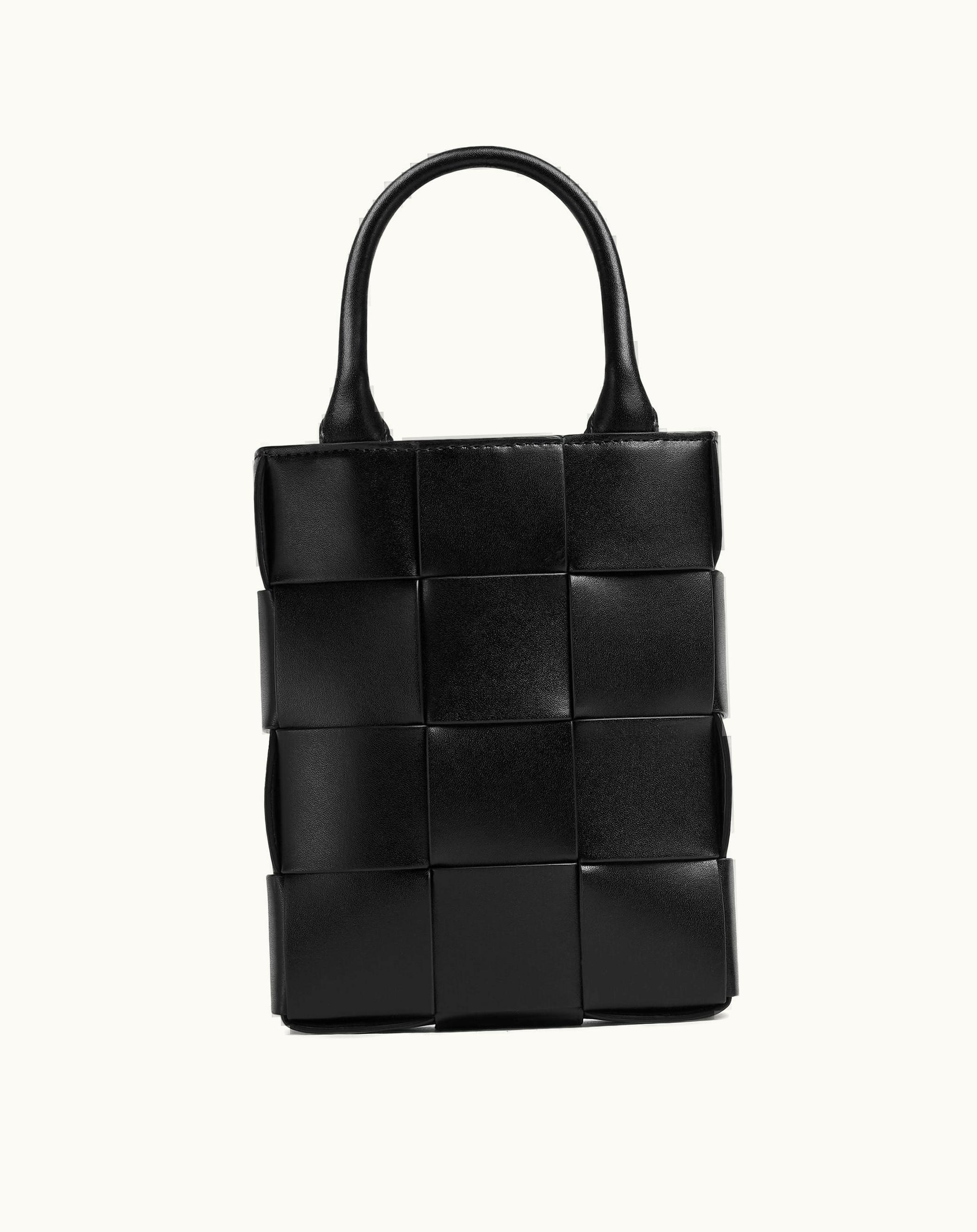 Bottega Veneta Bottega Veneta Men's Mini Cassette Tote Bag In Black