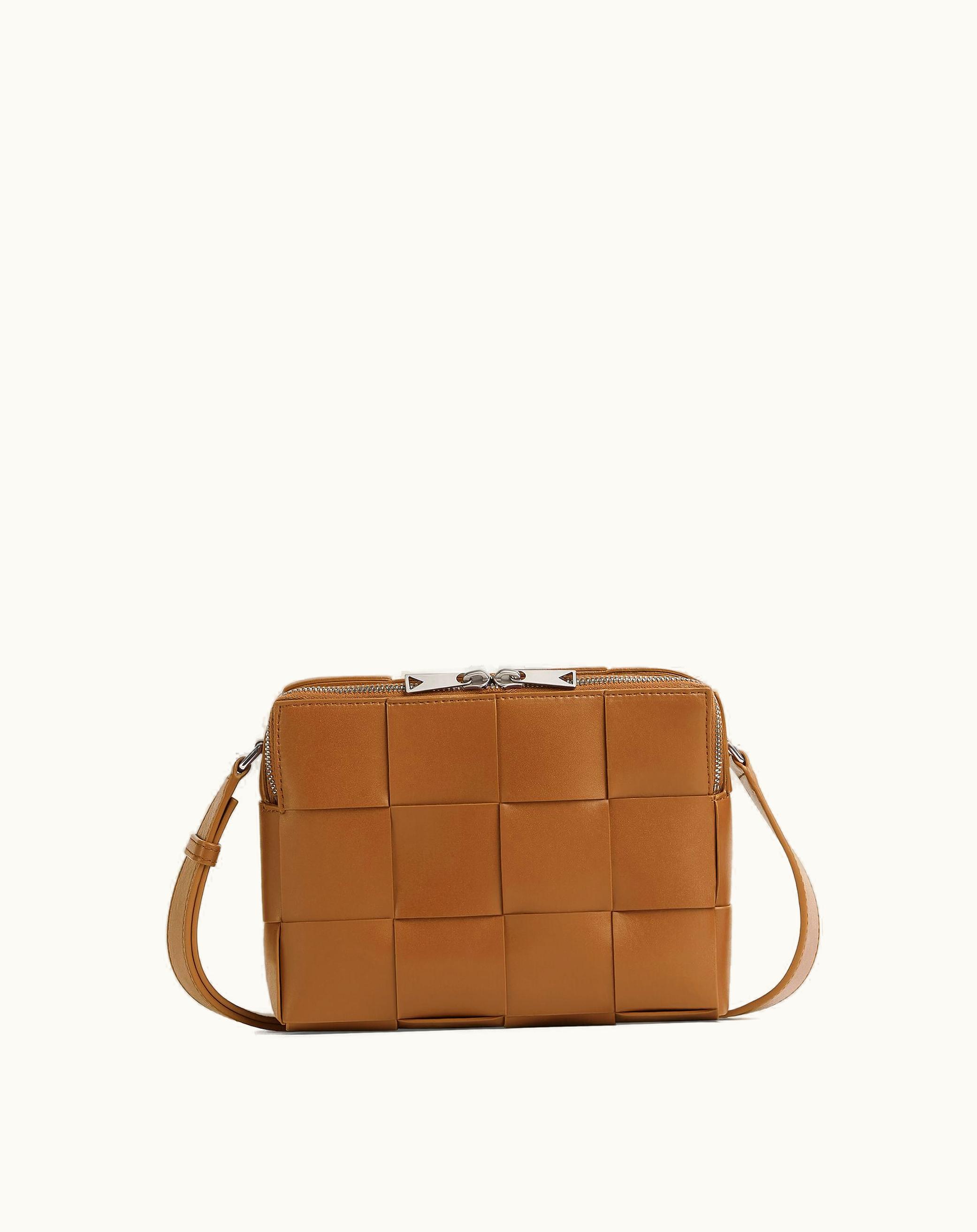 Bottega Veneta Bottega Veneta Men's Cassette Camera Bag In Wood