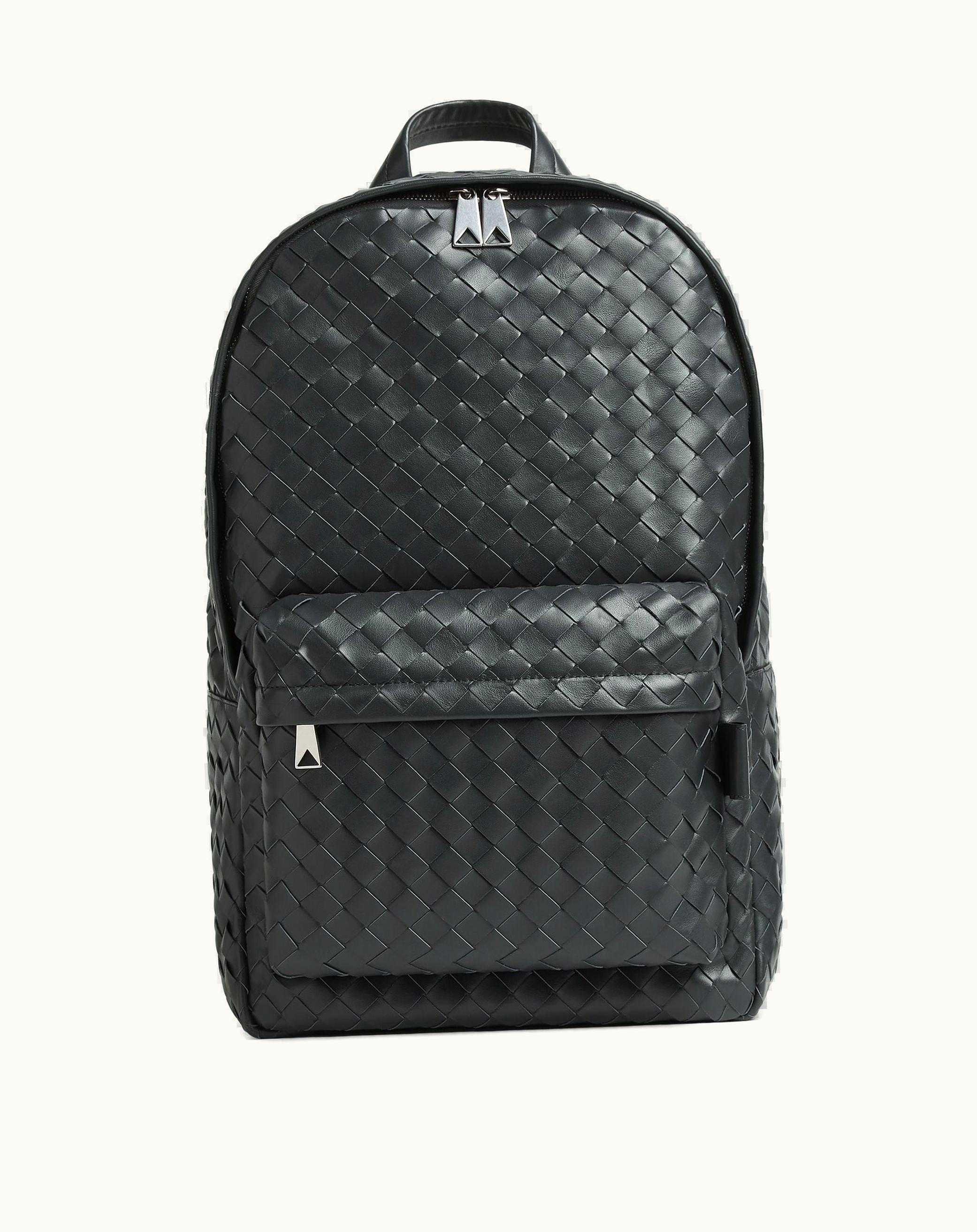 Bottega Veneta Bottega Veneta Men's Medium Intrecciato Backpack In Ardoise