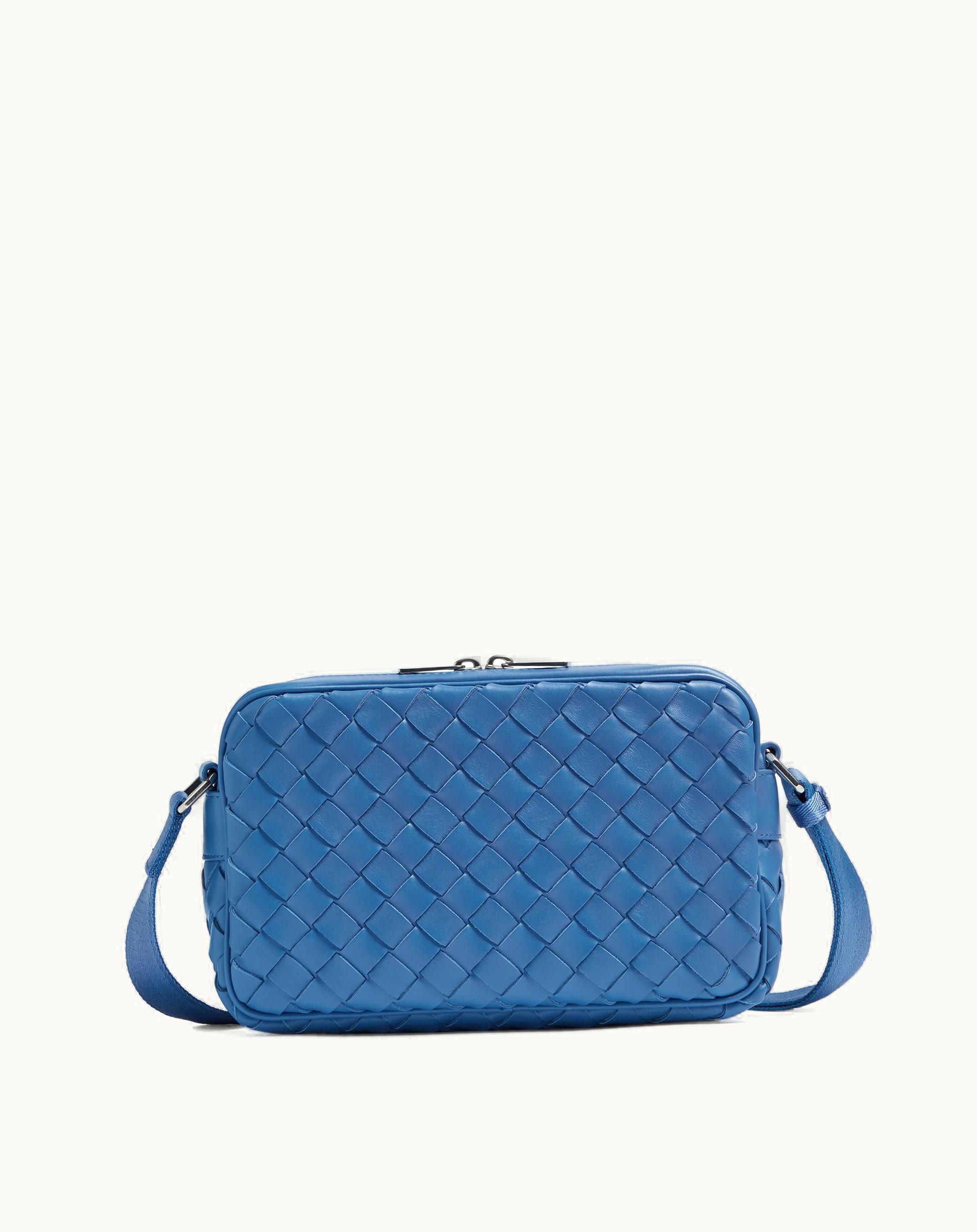 Bottega Veneta Bottega Veneta Small Intrecciato Camera Bag In Surf