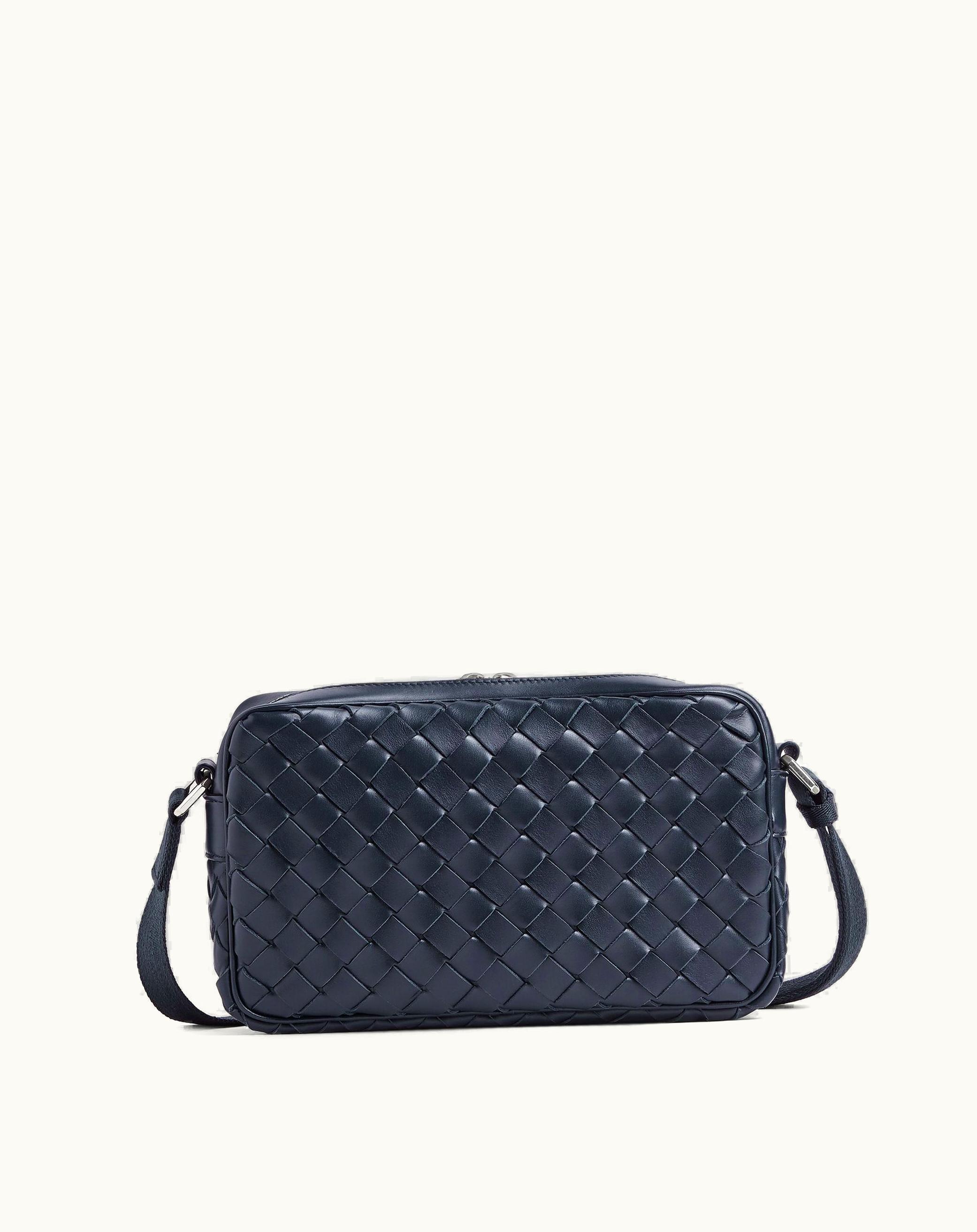 Bottega Veneta Bottega Veneta Small Intrecciato Camera Bag In Space