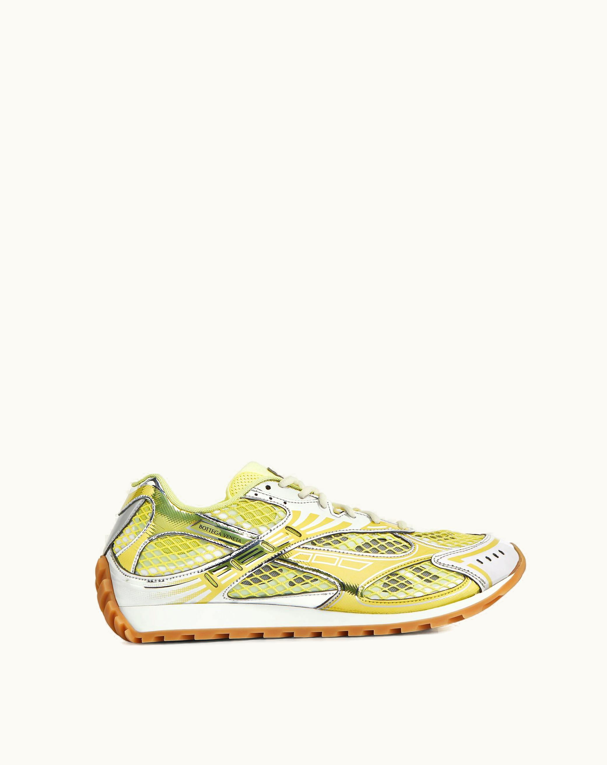 Bottega Veneta Bottega Veneta Men's Orbit Sneaker In Sherbert / Silver