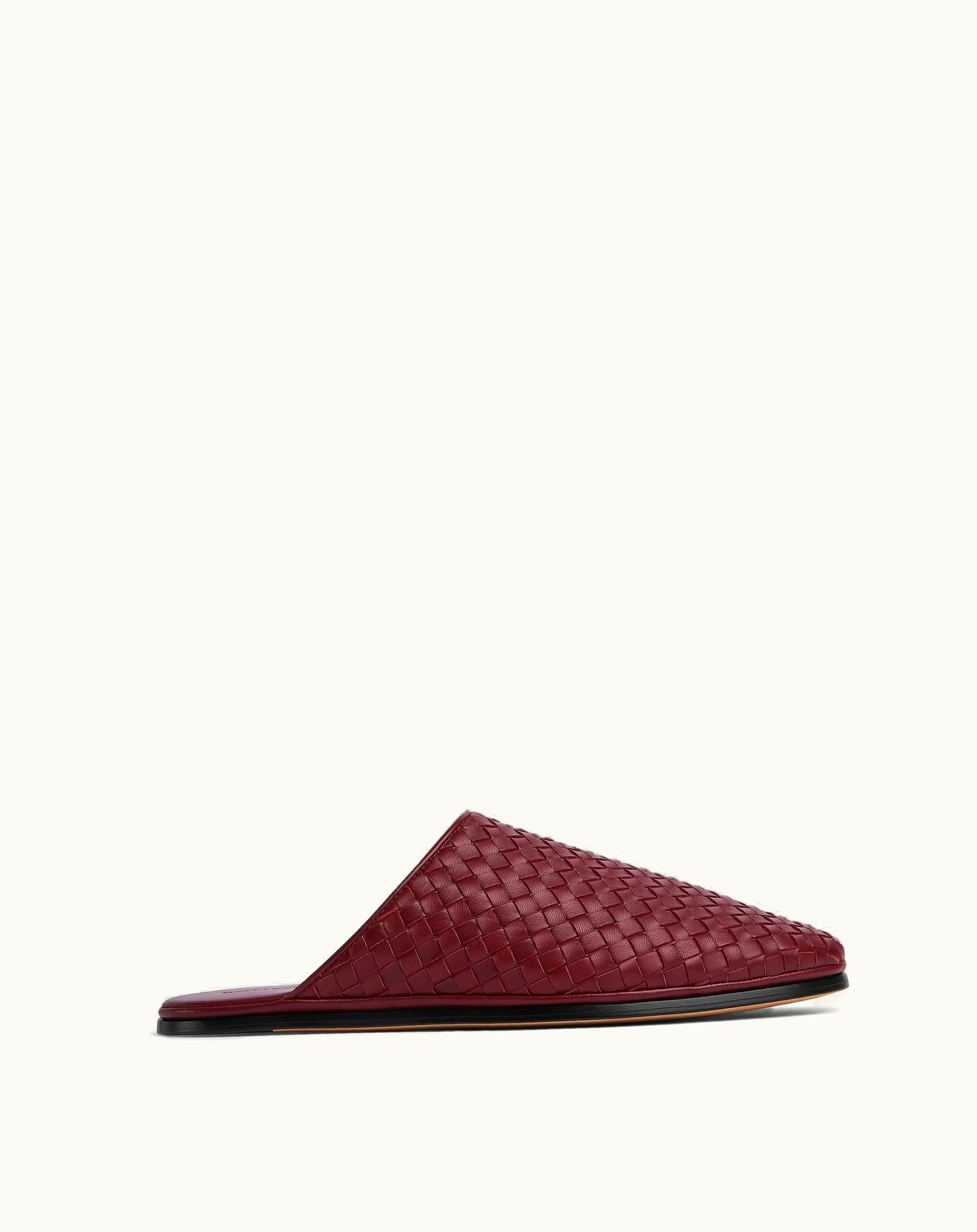 Bottega Veneta Bottega Veneta Men's Sunday Slipper In Merlot