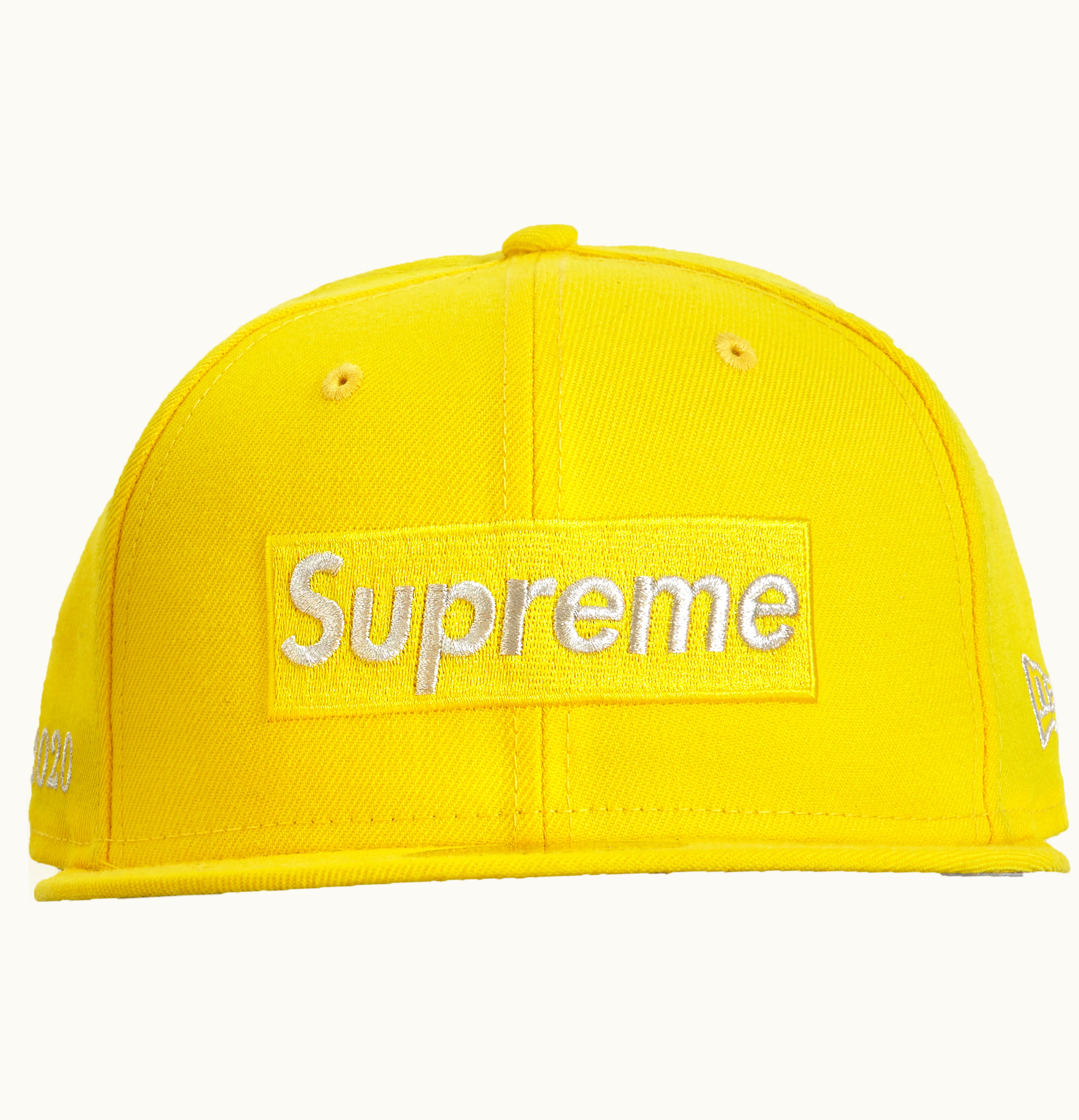 Supreme Supreme 1M Metallic Box Logo New Era Yellow