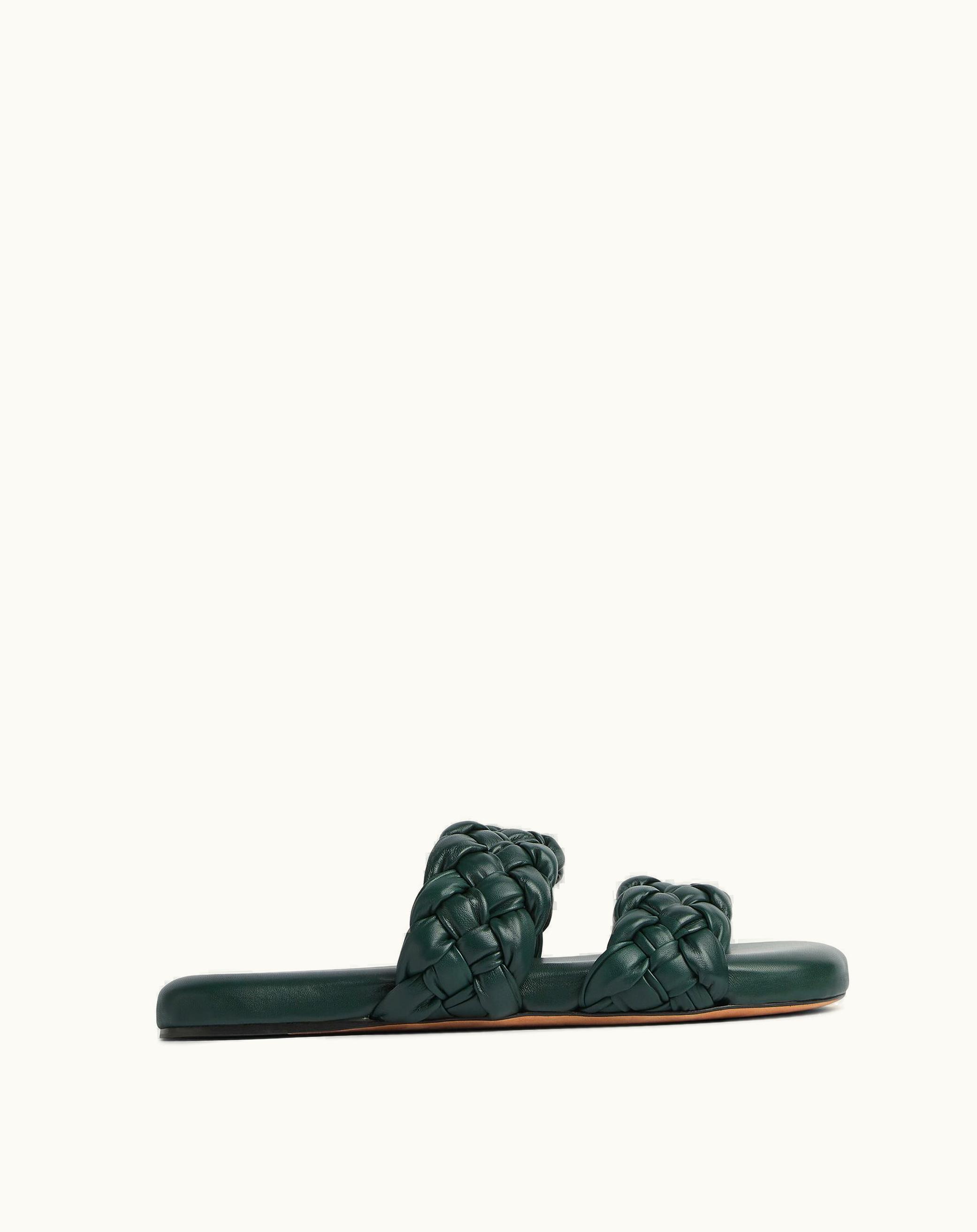 Bottega Veneta Bottega Veneta Men's Foulard Mule In Pine Green