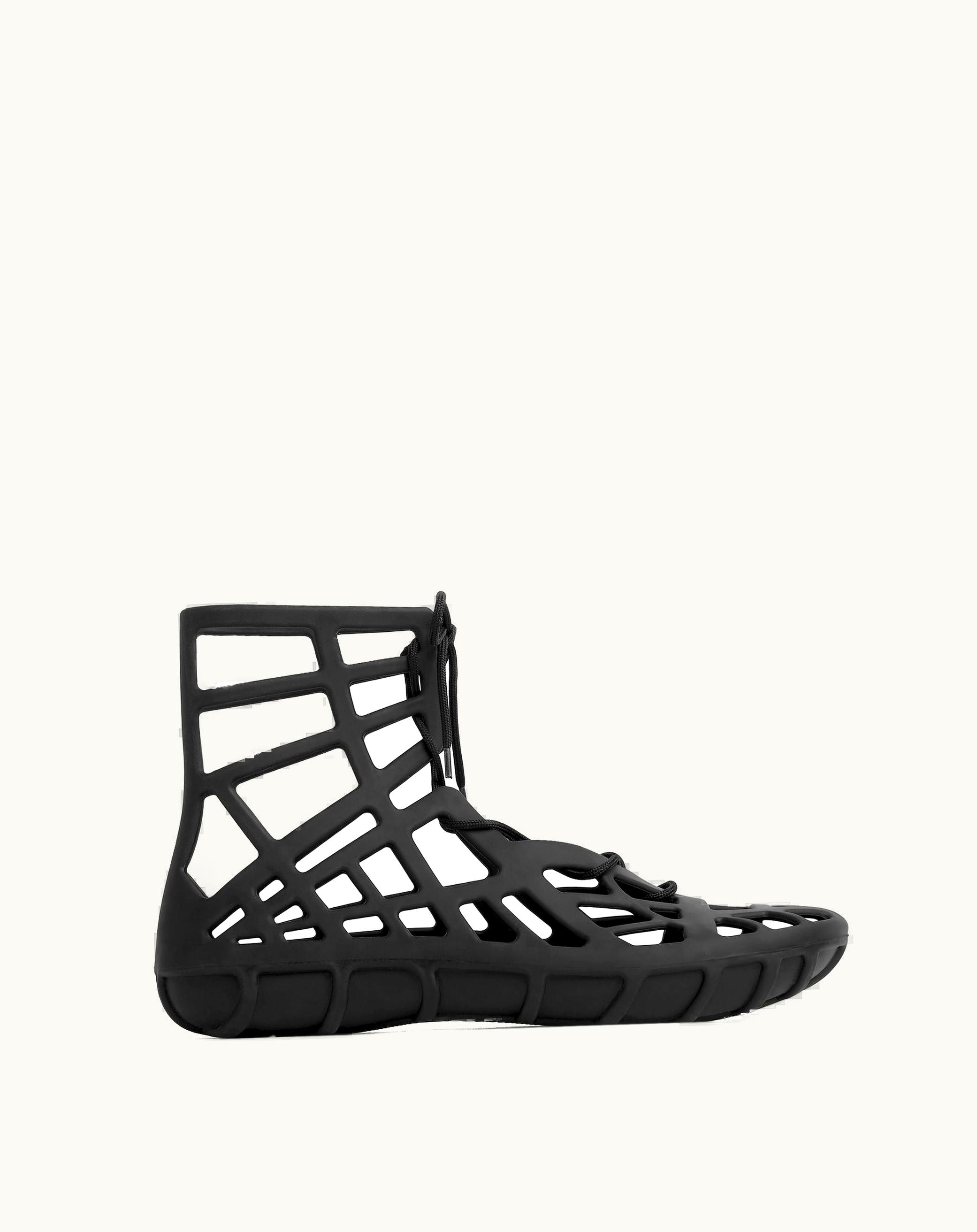 Bottega Veneta Bottega Veneta Men's Atlas Lace-Up Sandal In Black
