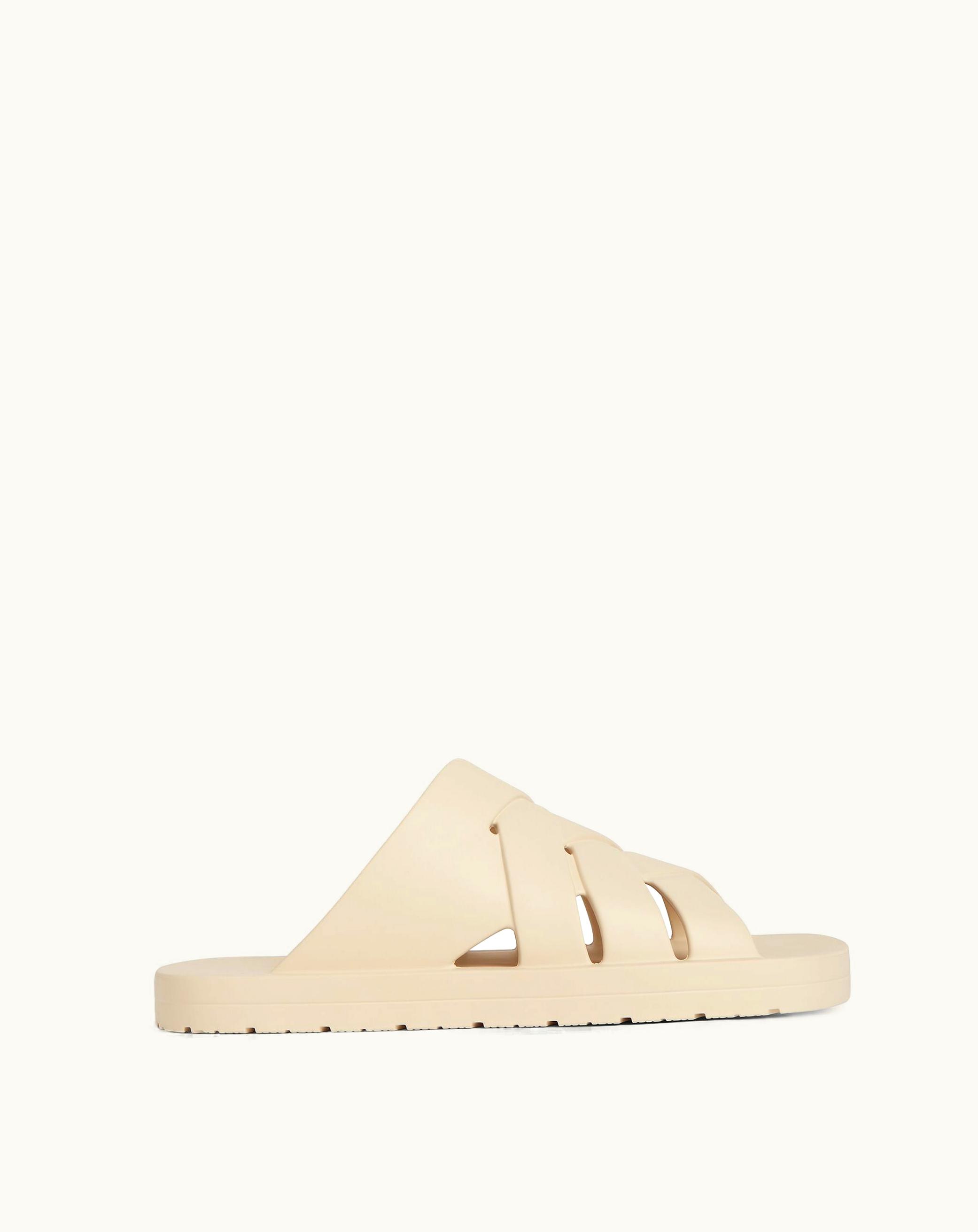 Bottega Veneta Bottega Veneta Men's Flinston Slide In Sea Salt