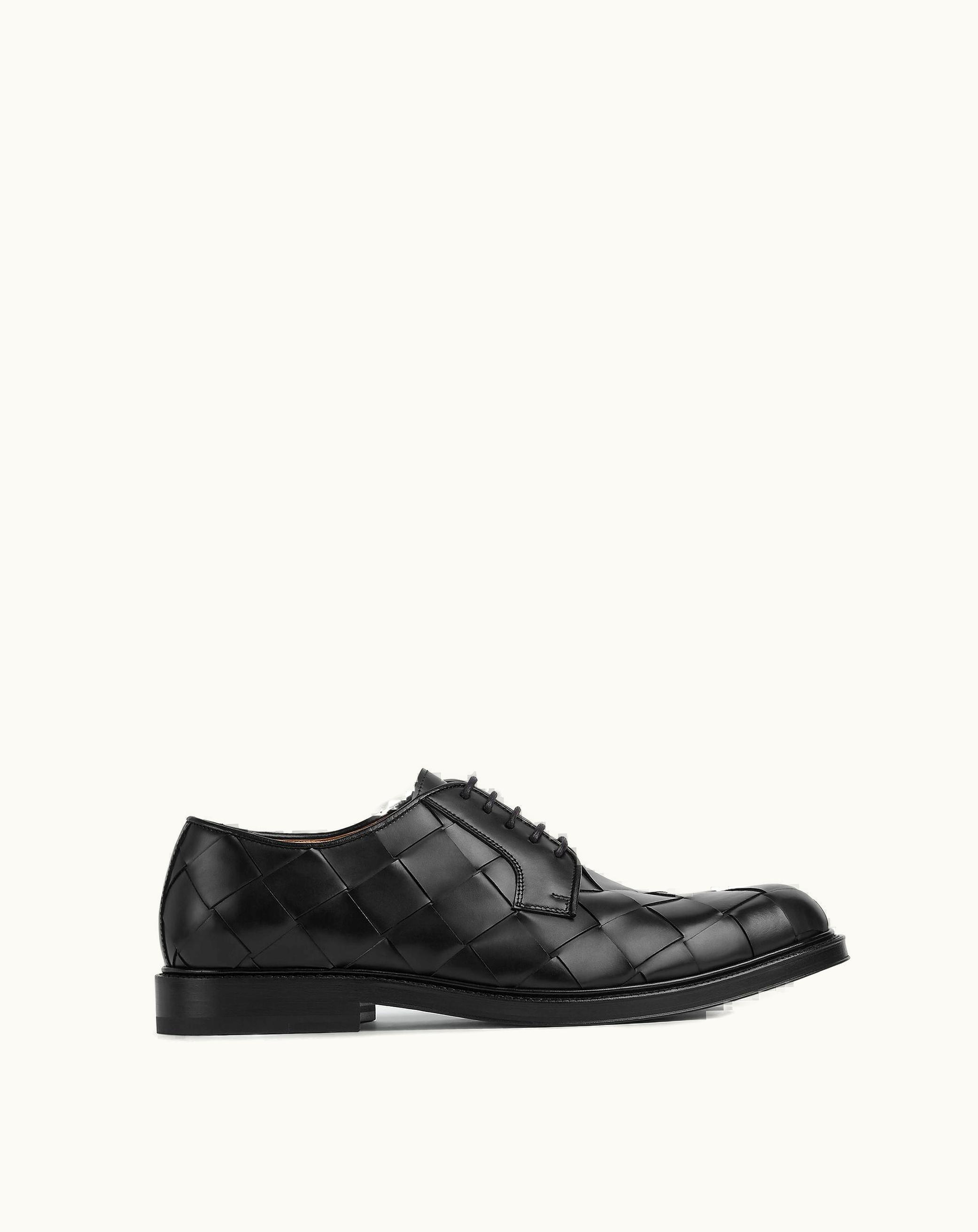 Bottega Veneta Bottega Veneta Men's Tie Lace-Up Shoe In Black