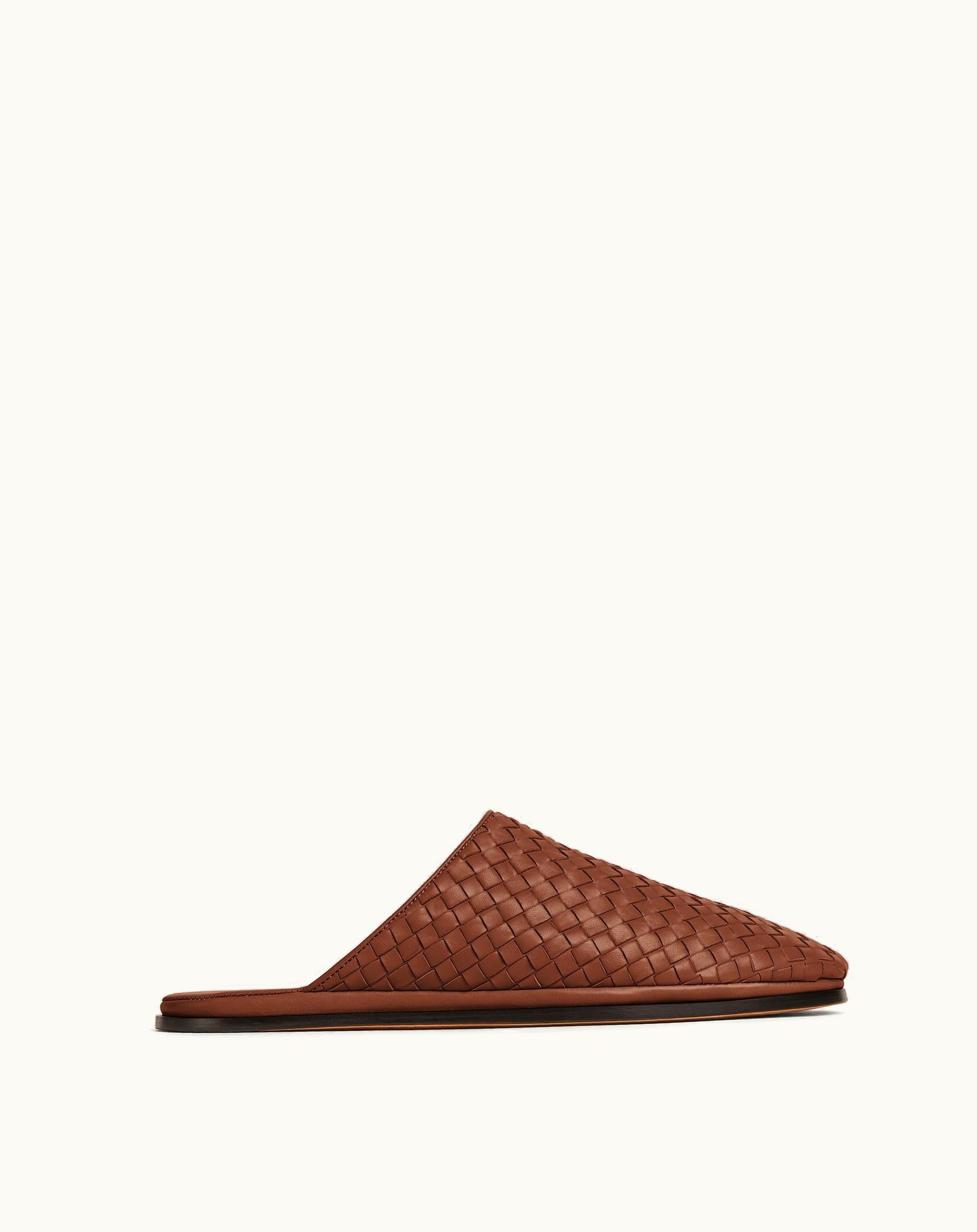 Bottega Veneta Bottega Veneta Men's Sunday Slipper In Brown Sugar