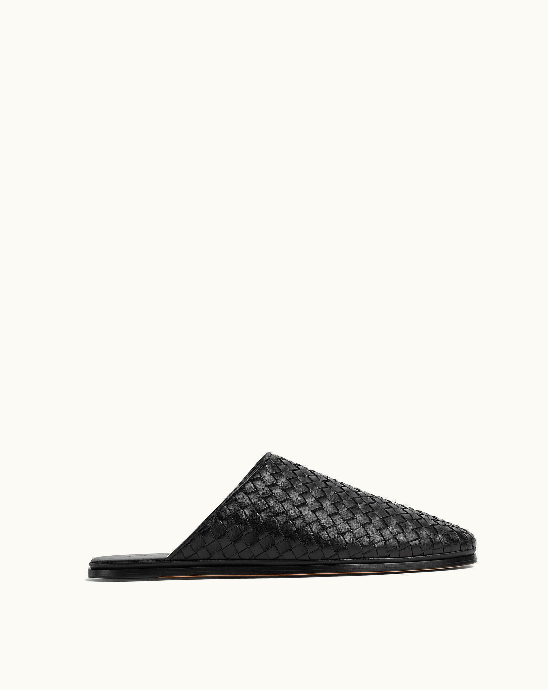 Bottega Veneta Bottega Veneta Men's Sunday Slipper In Black 730273V2ED01000