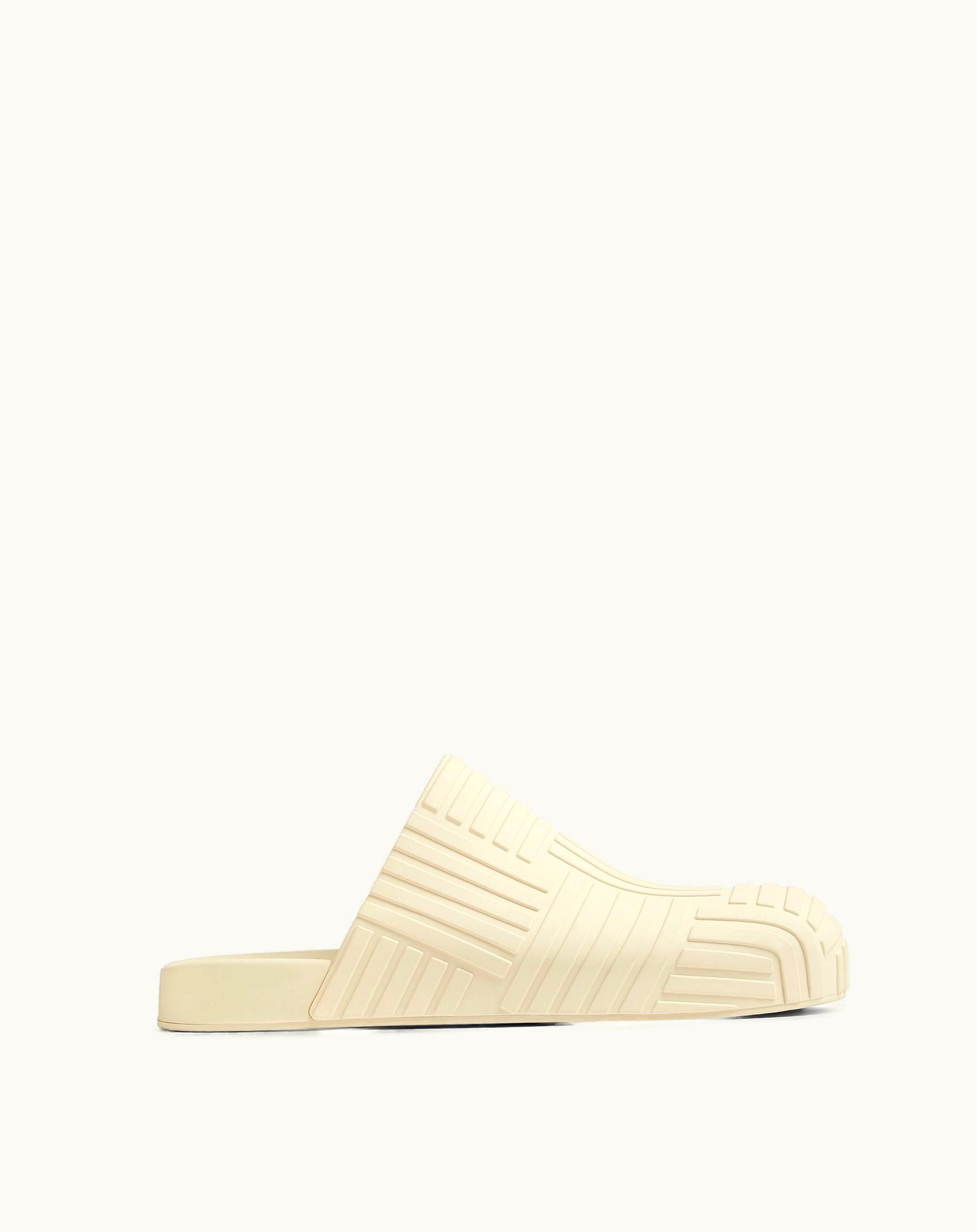 Bottega Veneta Bottega Veneta Men's Slider Clog In Sea Salt