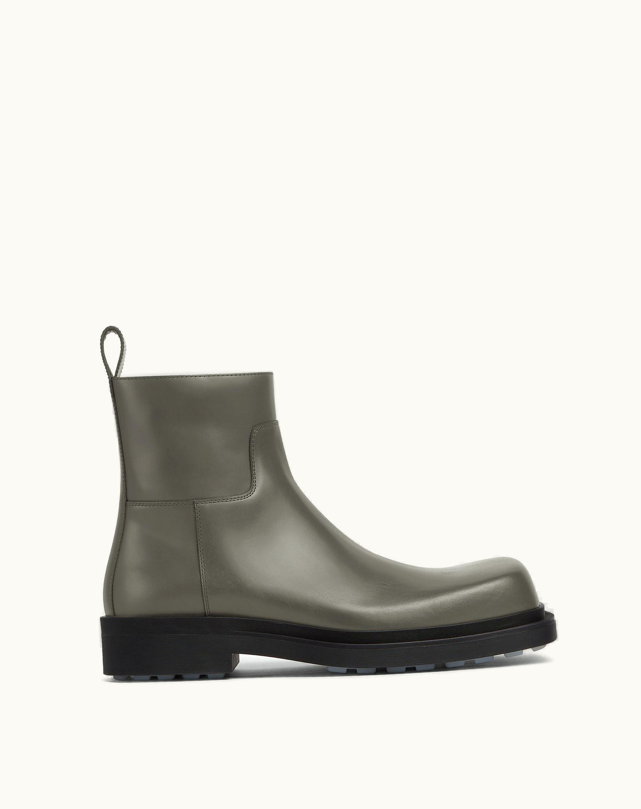 Bottega Veneta Bottega Veneta Men's Ben Ankle Boot In Rockweed