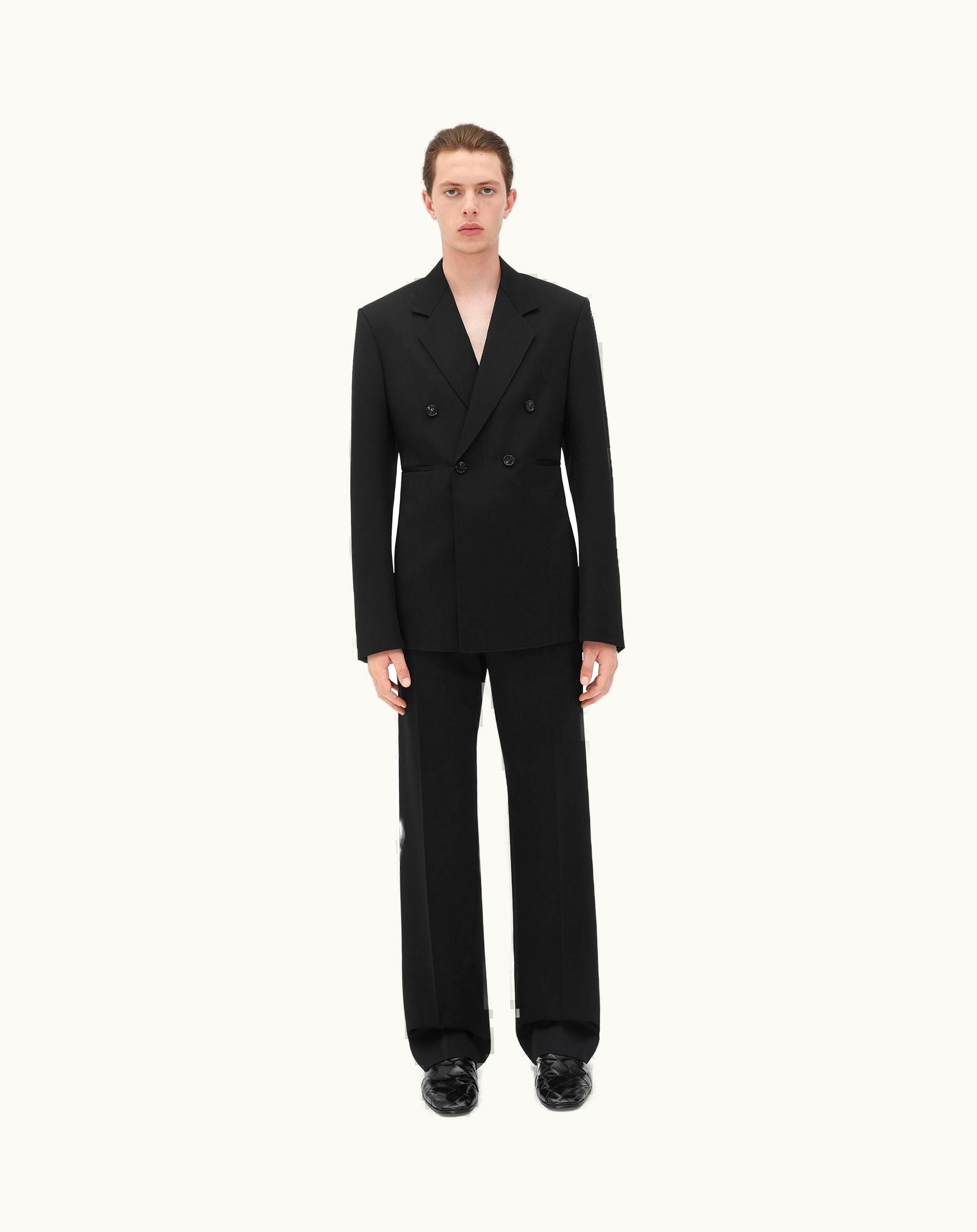 Bottega Veneta Bottega Veneta Men's Grain De Poudre Jacket In Black