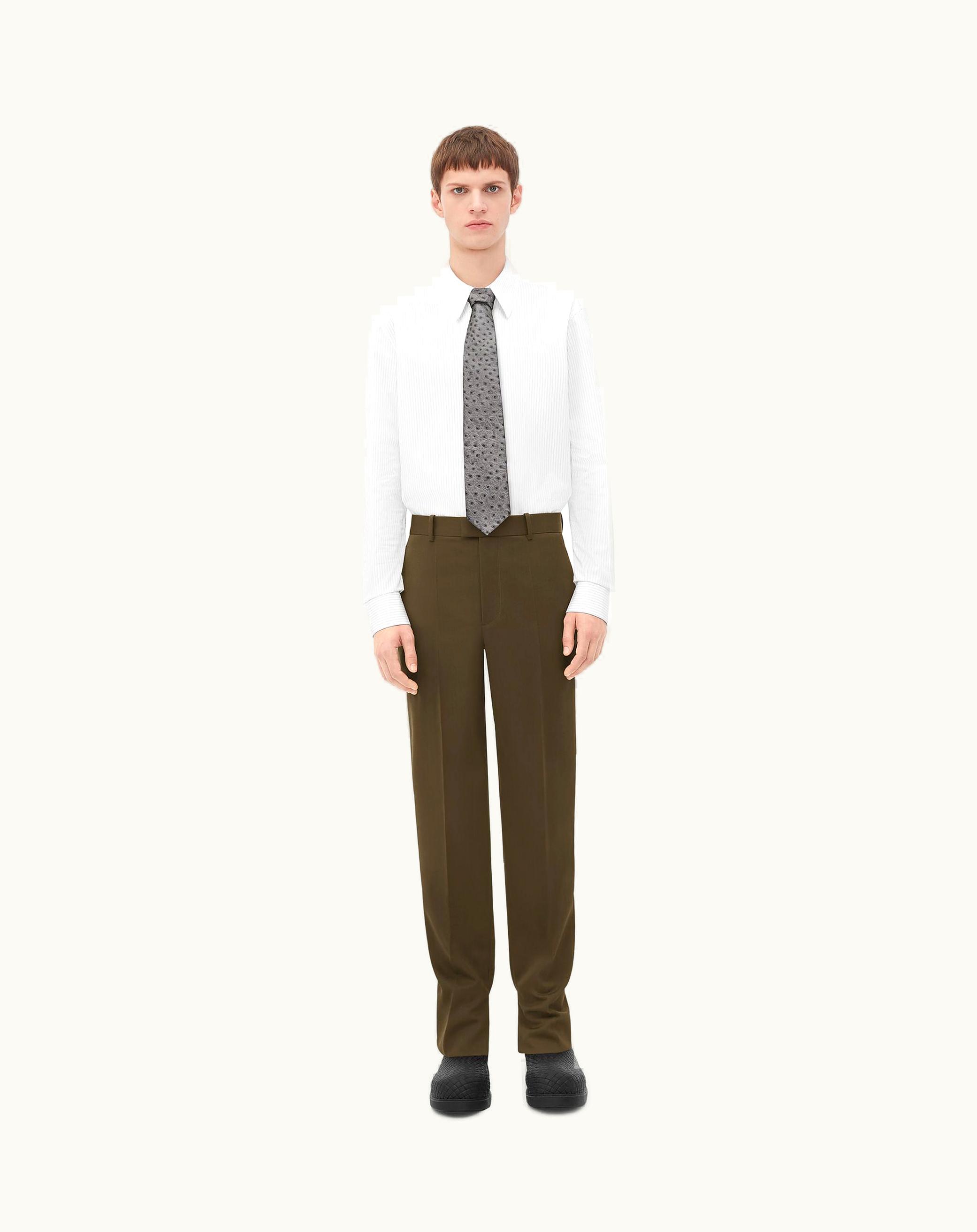 Bottega Veneta Bottega Veneta Men's Grain De Poudre Trousers In Liana