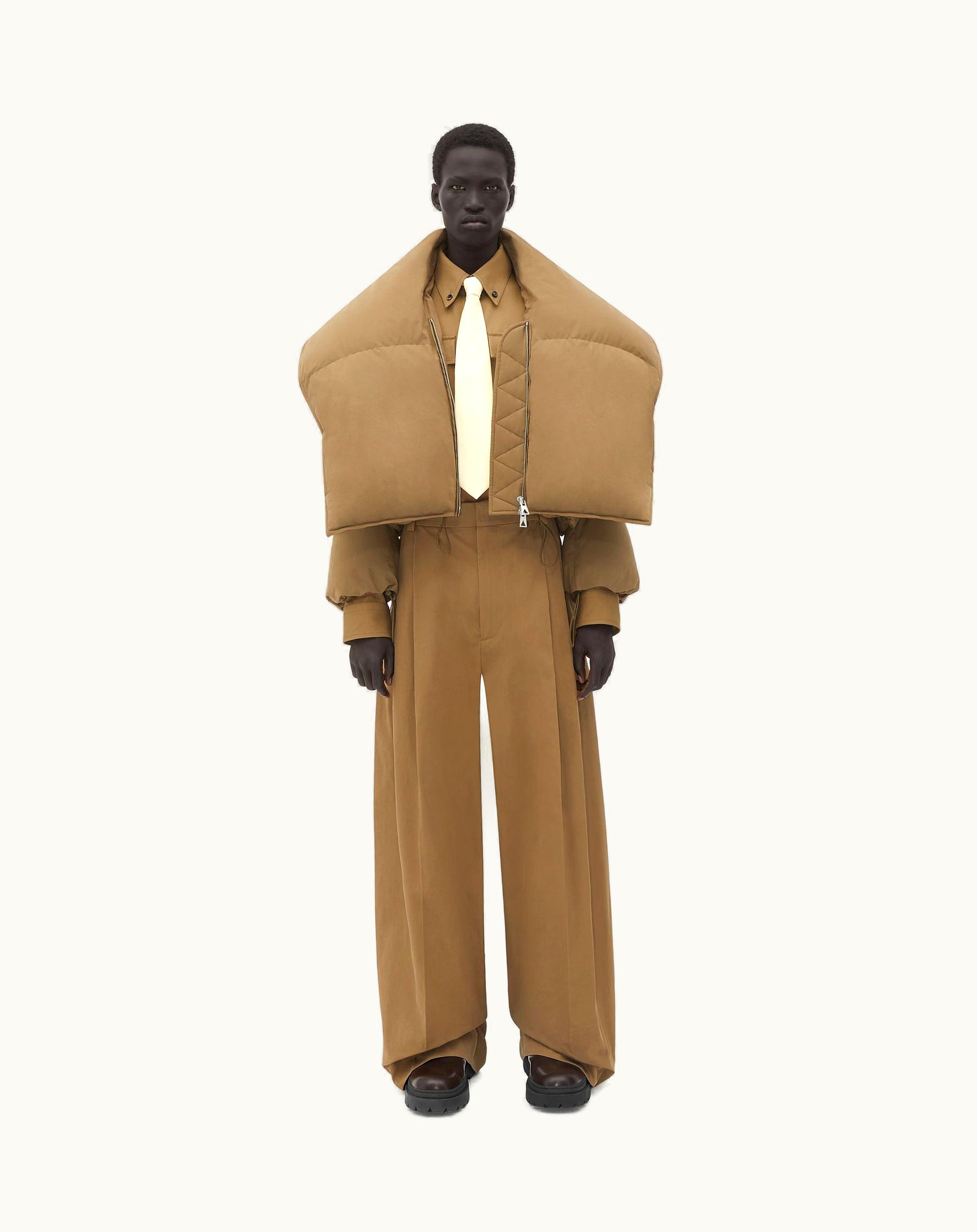 Bottega Veneta Bottega Veneta Men's Frosted Poplin Puffer Jacket In Liana