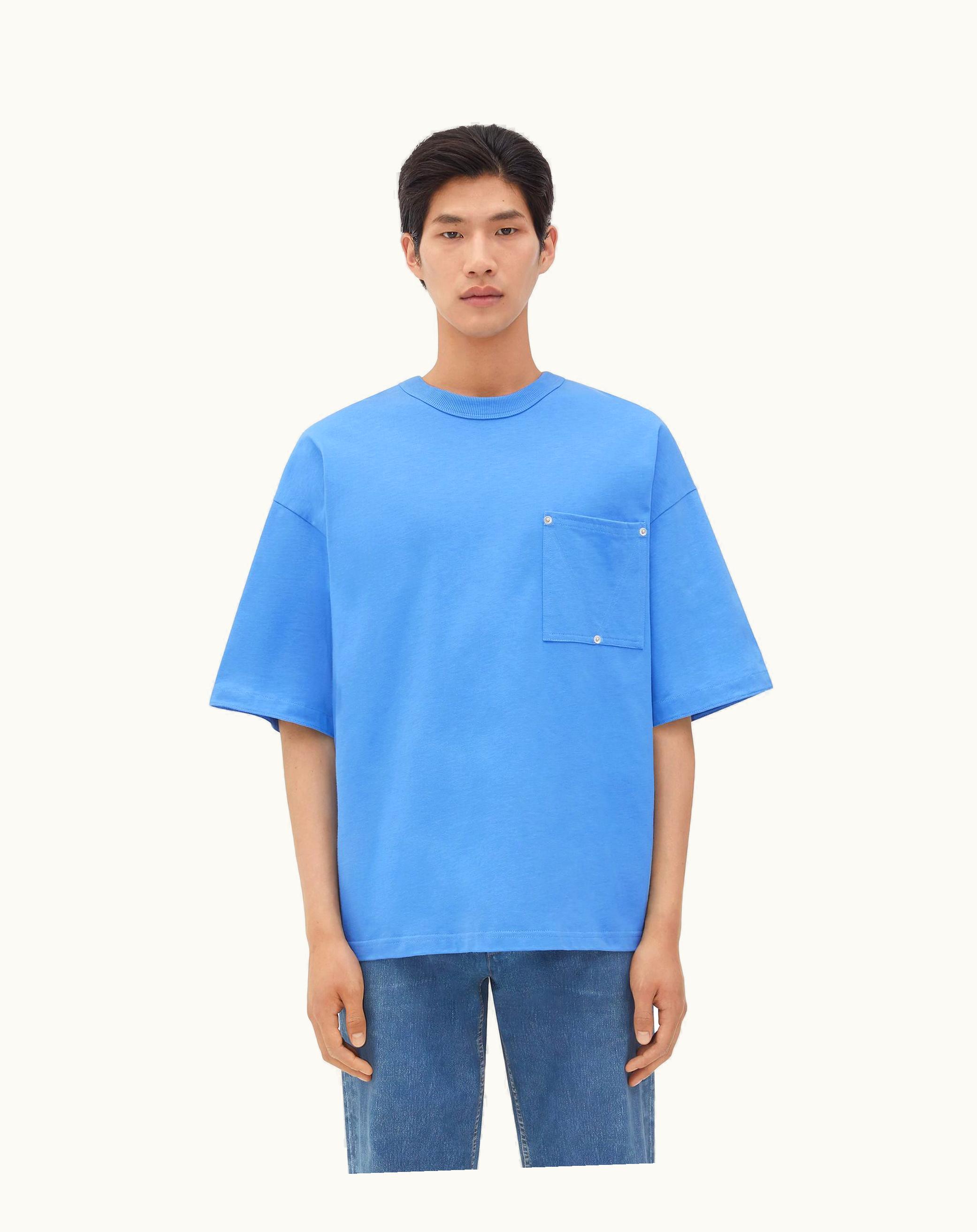 Bottega Veneta Bottega Veneta Men's Cotton Jersey T-Shirt In Admiral