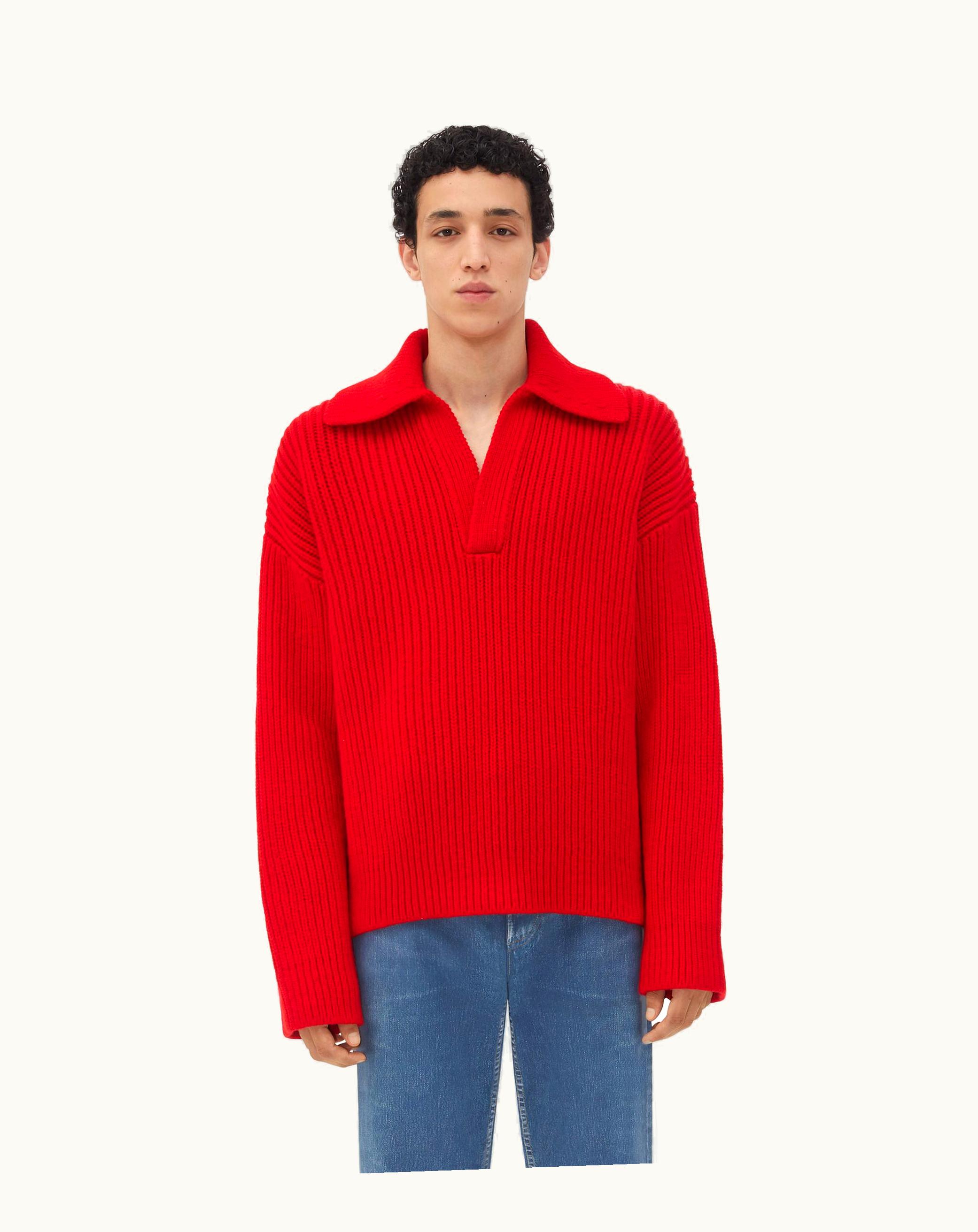 Bottega Veneta Bottega Veneta Men's Wool And Cashmere Polo In Vernis