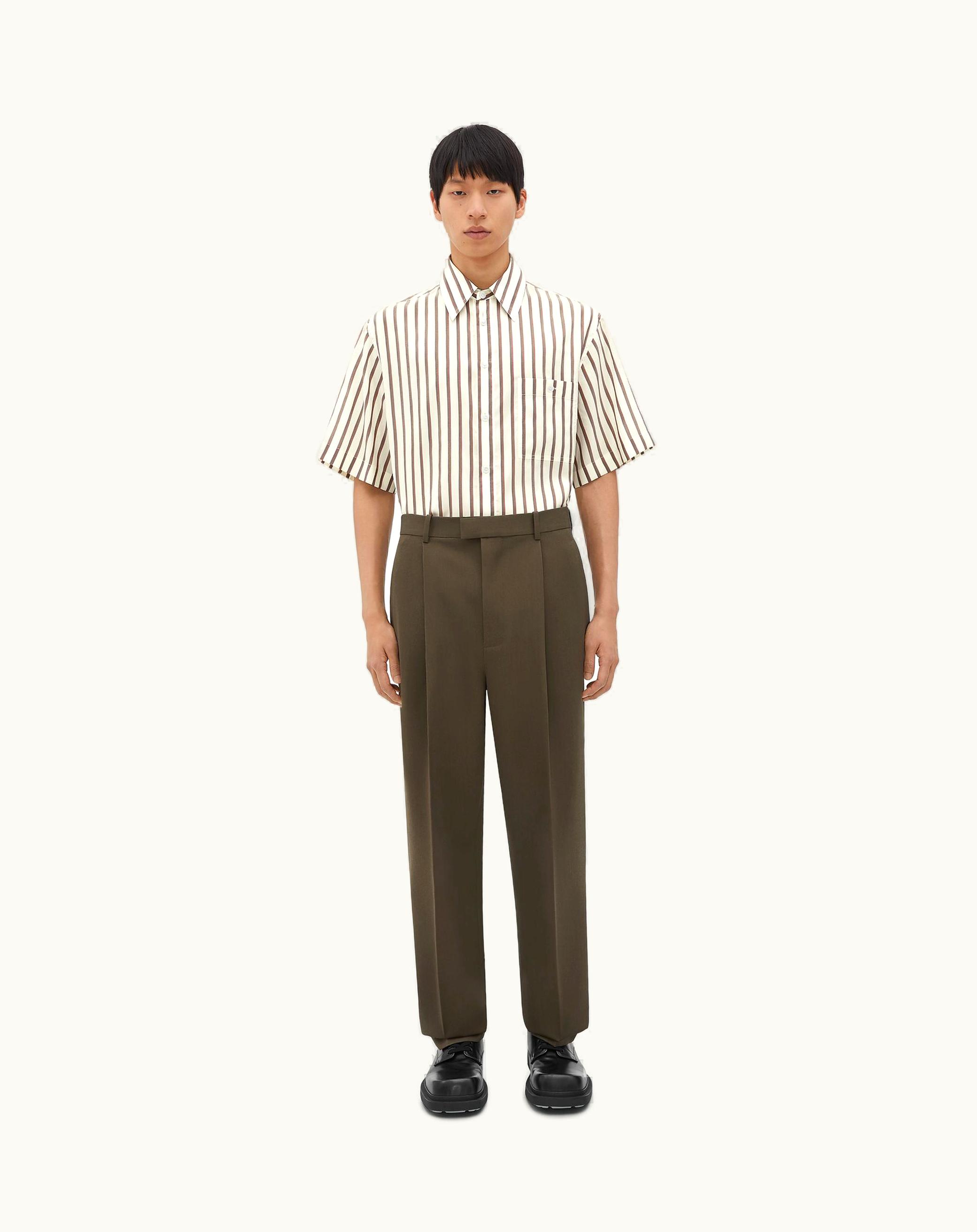 Bottega Veneta Bottega Veneta Men's Sartorial Wool Pants In Liana