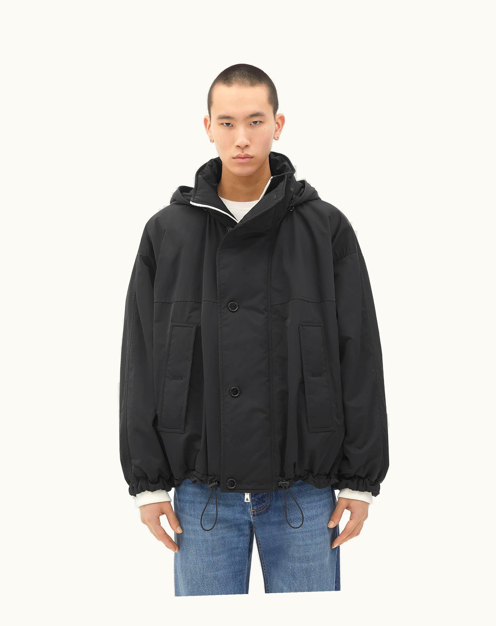 Bottega Veneta Bottega Veneta Men's Tech Nylon Padded Jacket In Black