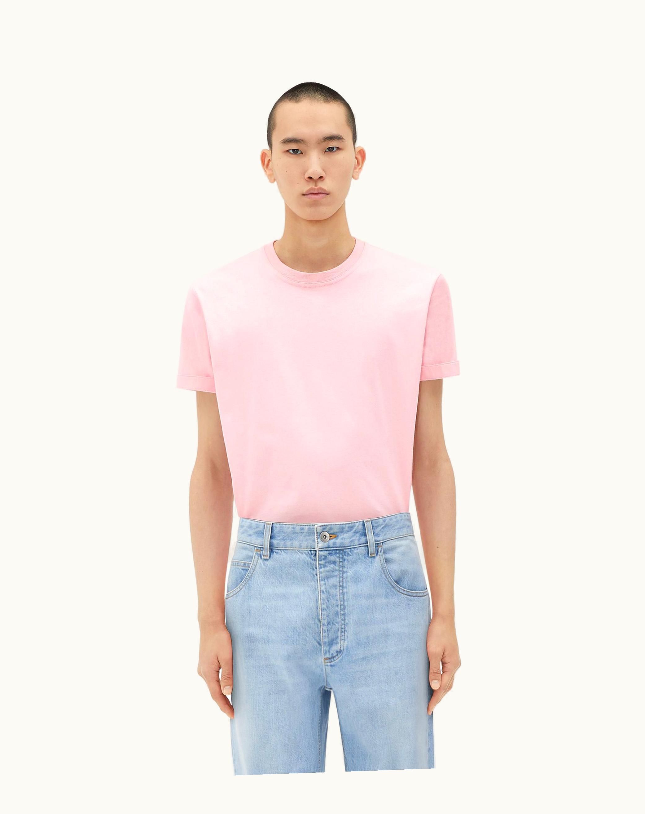 Bottega Veneta Bottega Veneta Men's Light Cotton T-Shirt In Camelia
