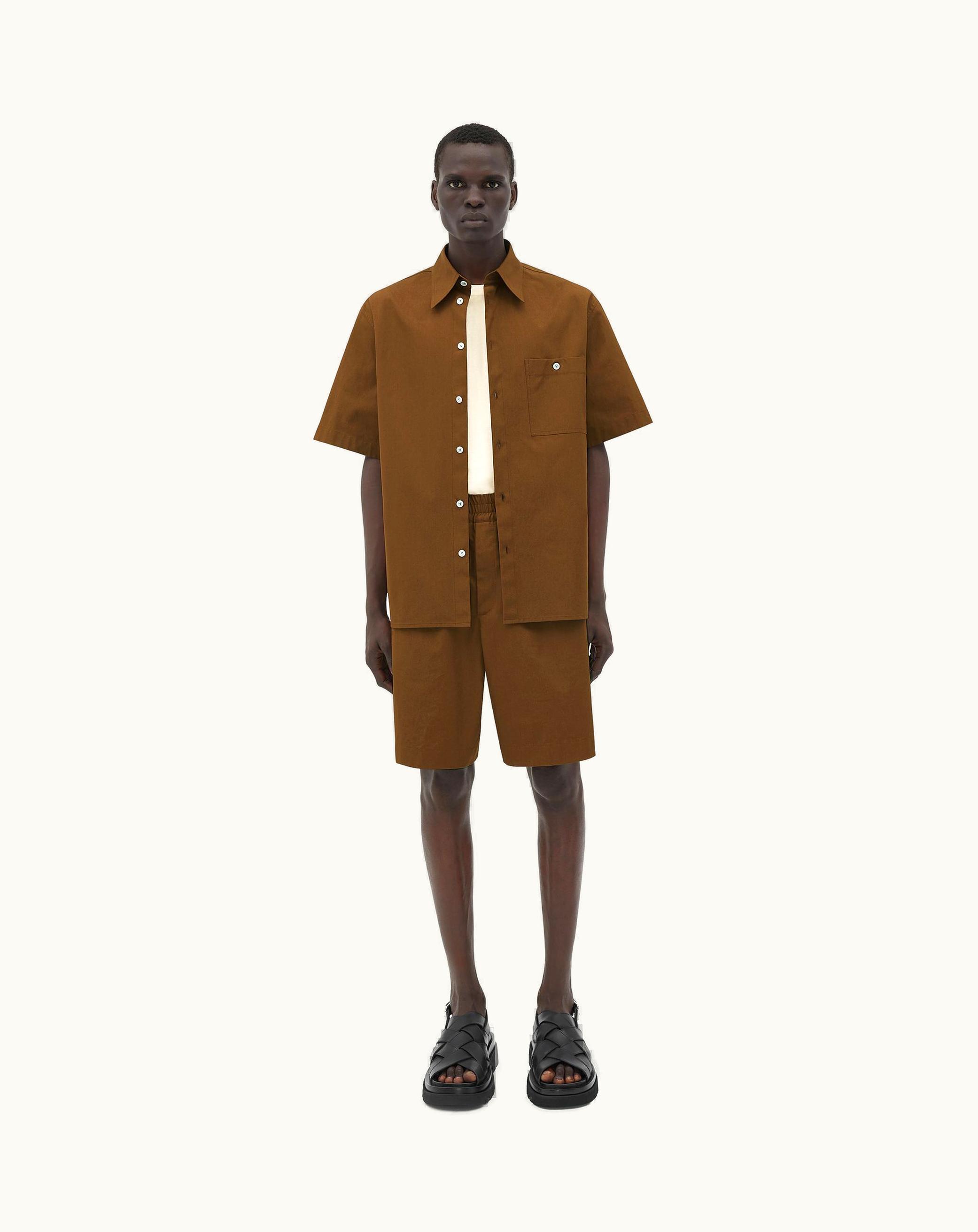 Bottega Veneta Bottega Veneta Men's Cotton Shorts In Cedar