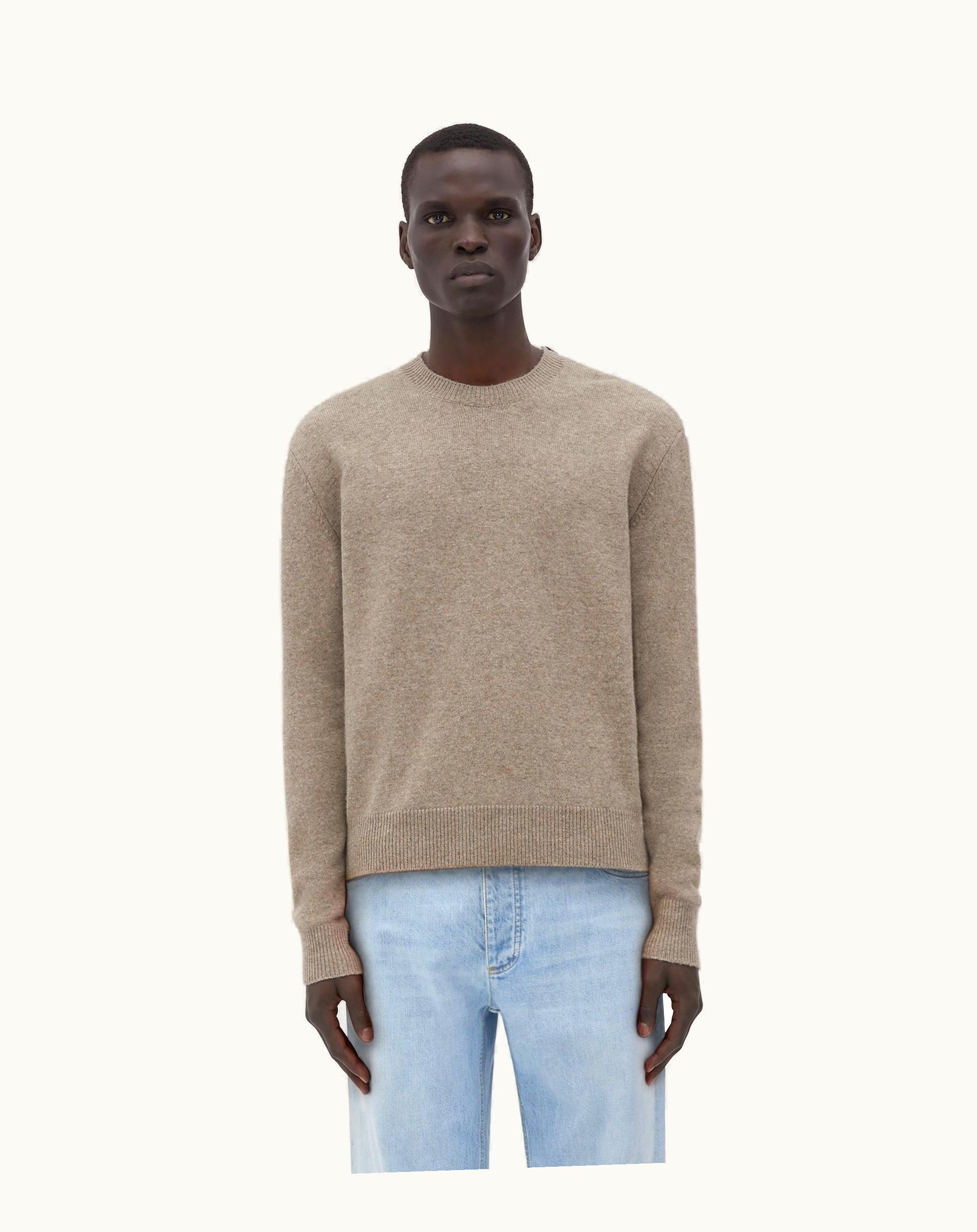 Bottega Veneta Bottega Veneta Men's Cashmere Sweater In Desert