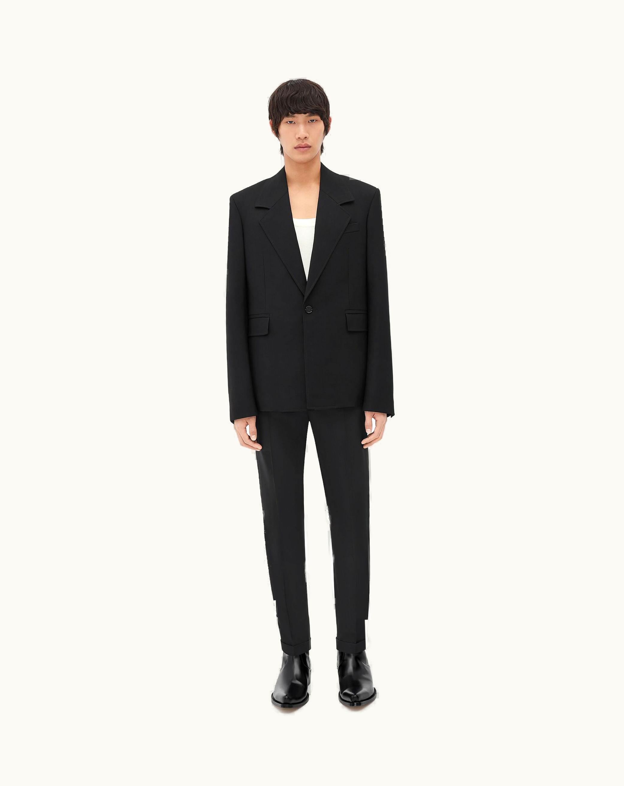 Bottega Veneta Bottega Veneta Men's Light Wool Jacket In Black