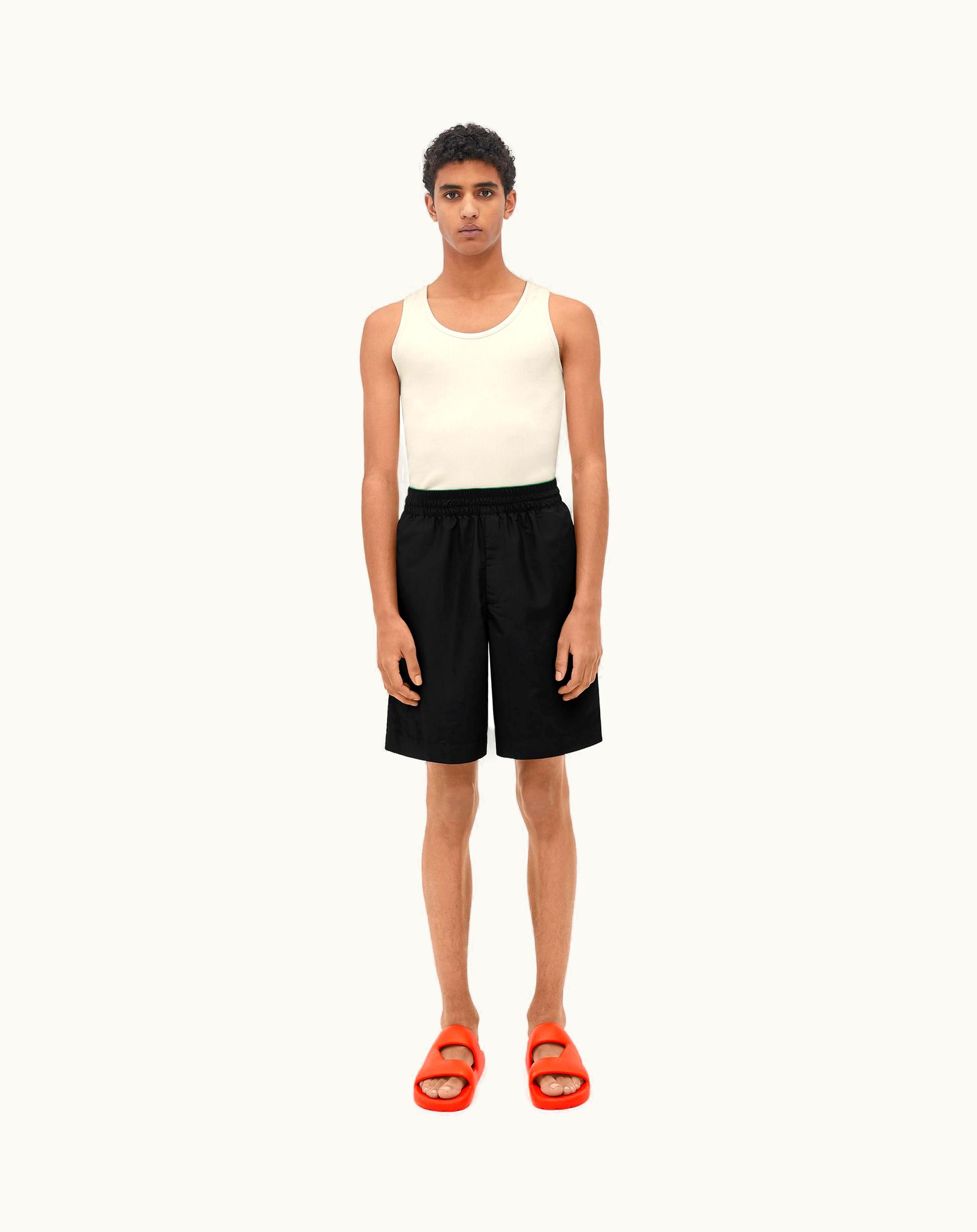 Bottega Veneta Bottega Veneta Men's Technical Nylon Shorts In Black