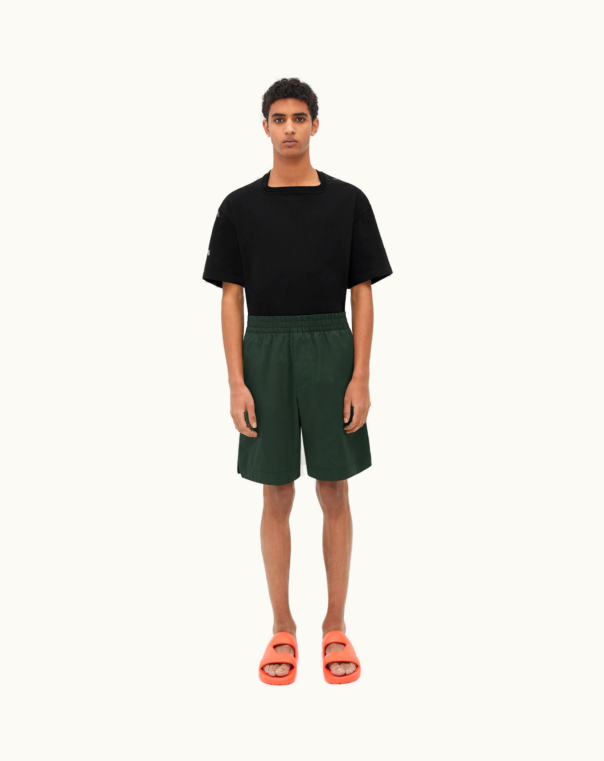 Bottega Veneta Bottega Veneta Men's Soft Cotton Shorts In Camping