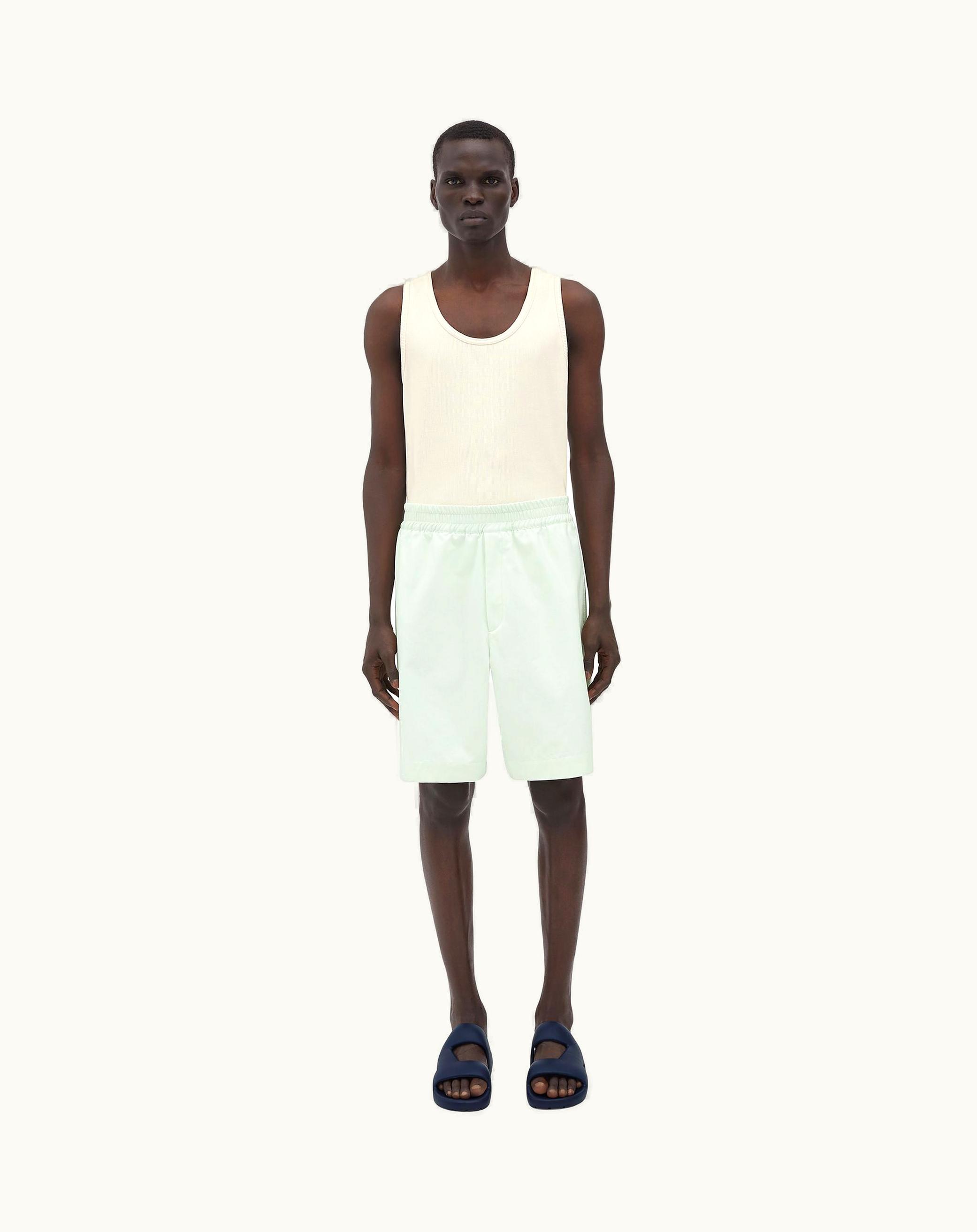 Bottega Veneta Bottega Veneta Men's Cotton Shorts In Glacier