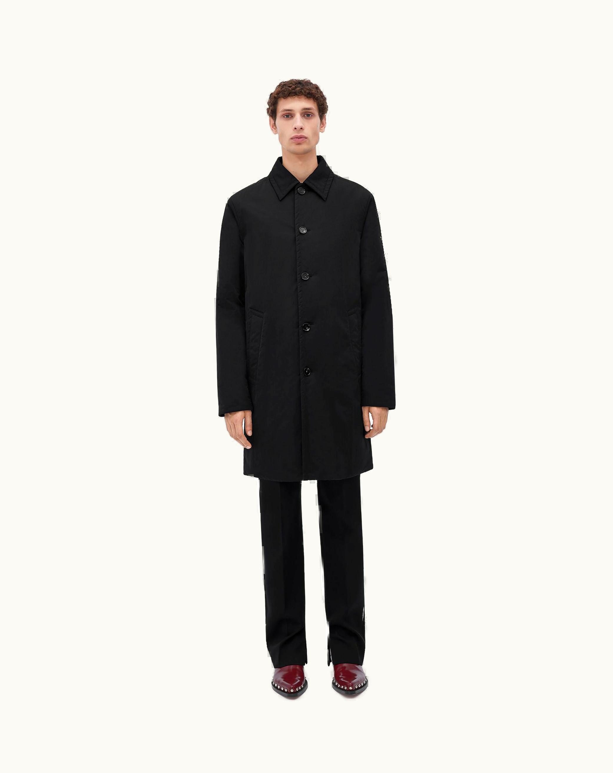 Bottega Veneta Bottega Veneta Men's Padded Nylon Coat In Black