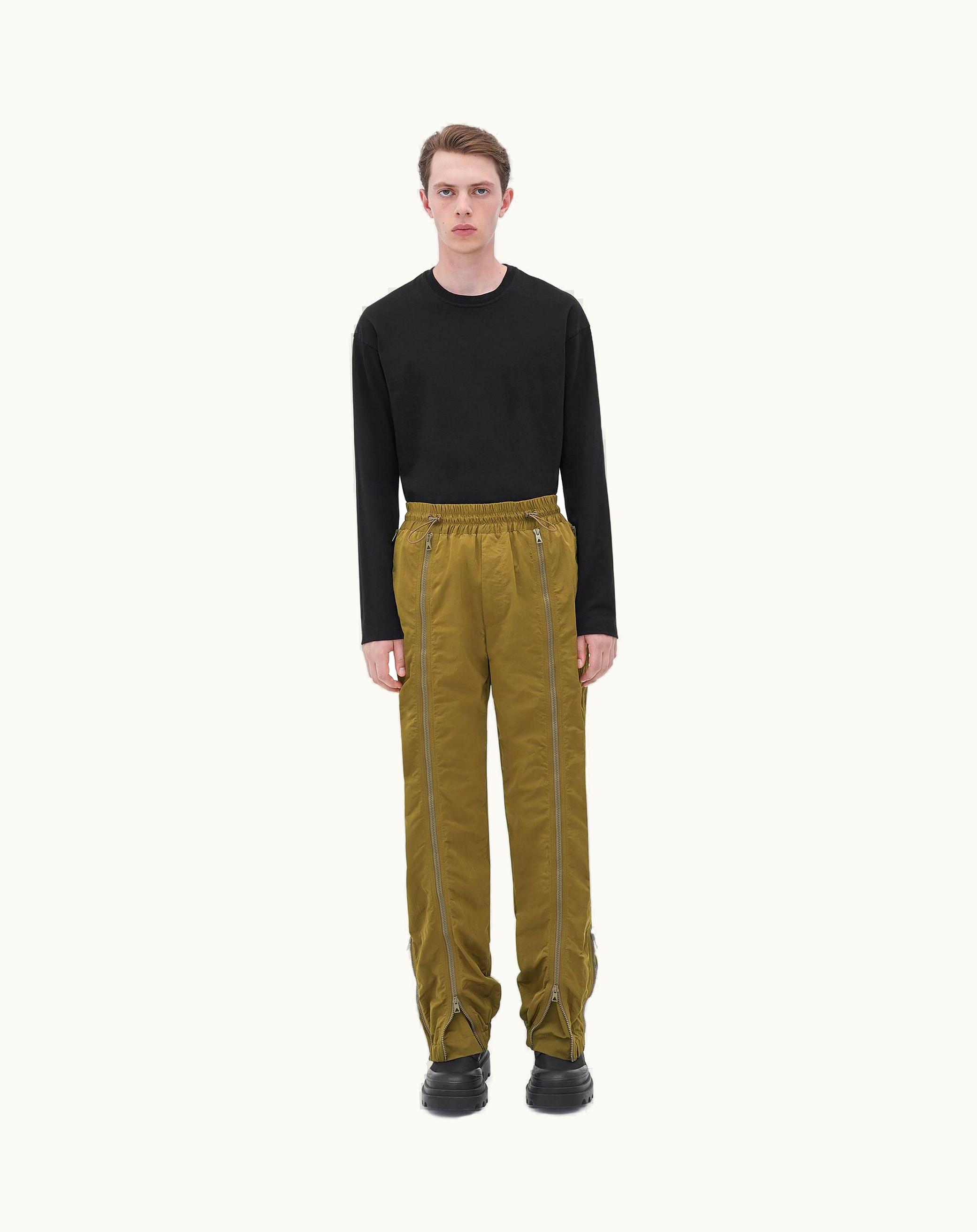 Bottega Veneta Bottega Veneta Men's Zipped Nylon Pants In Liana