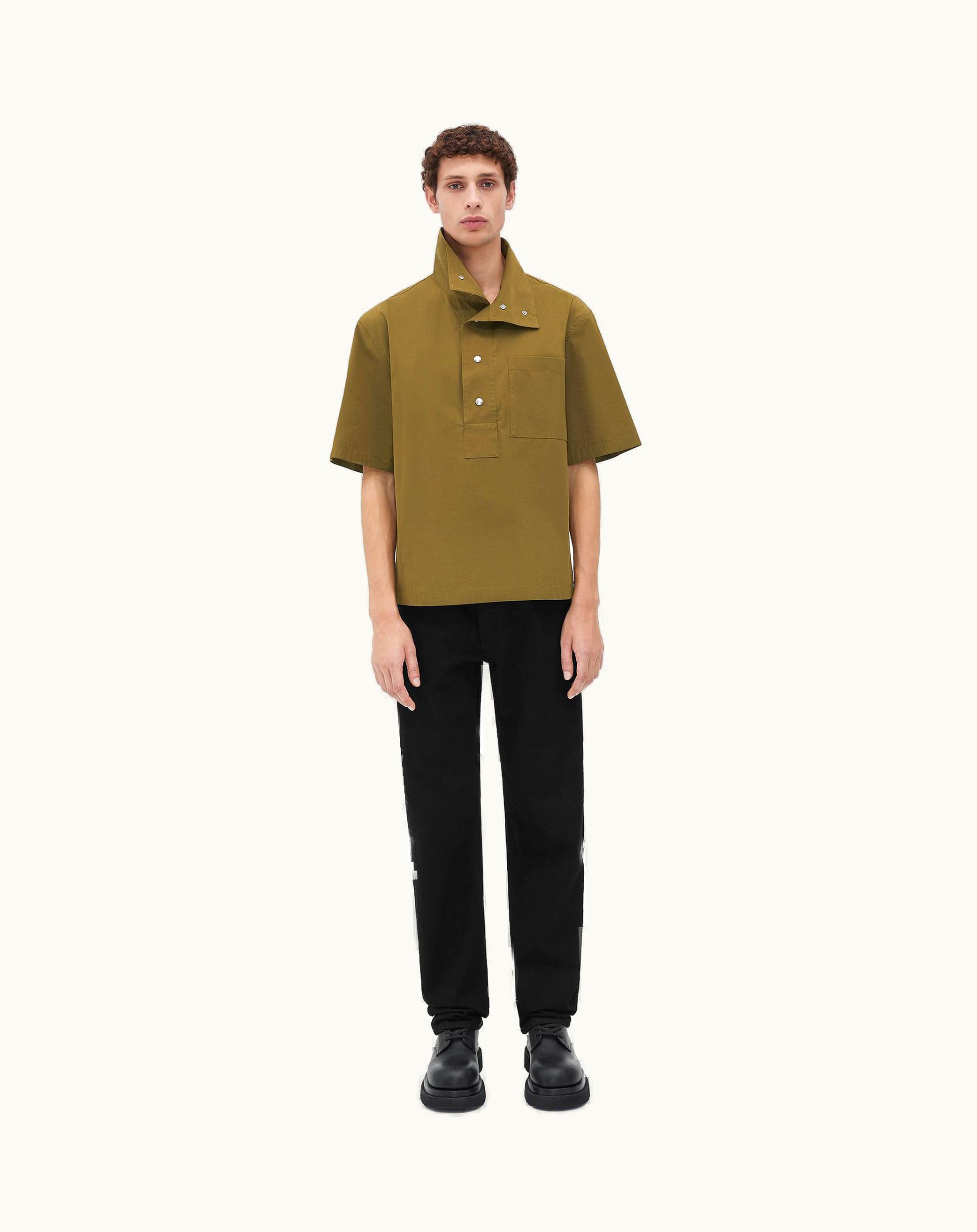 Bottega Veneta Bottega Veneta Men's Compact Cotton Shirt In Liana