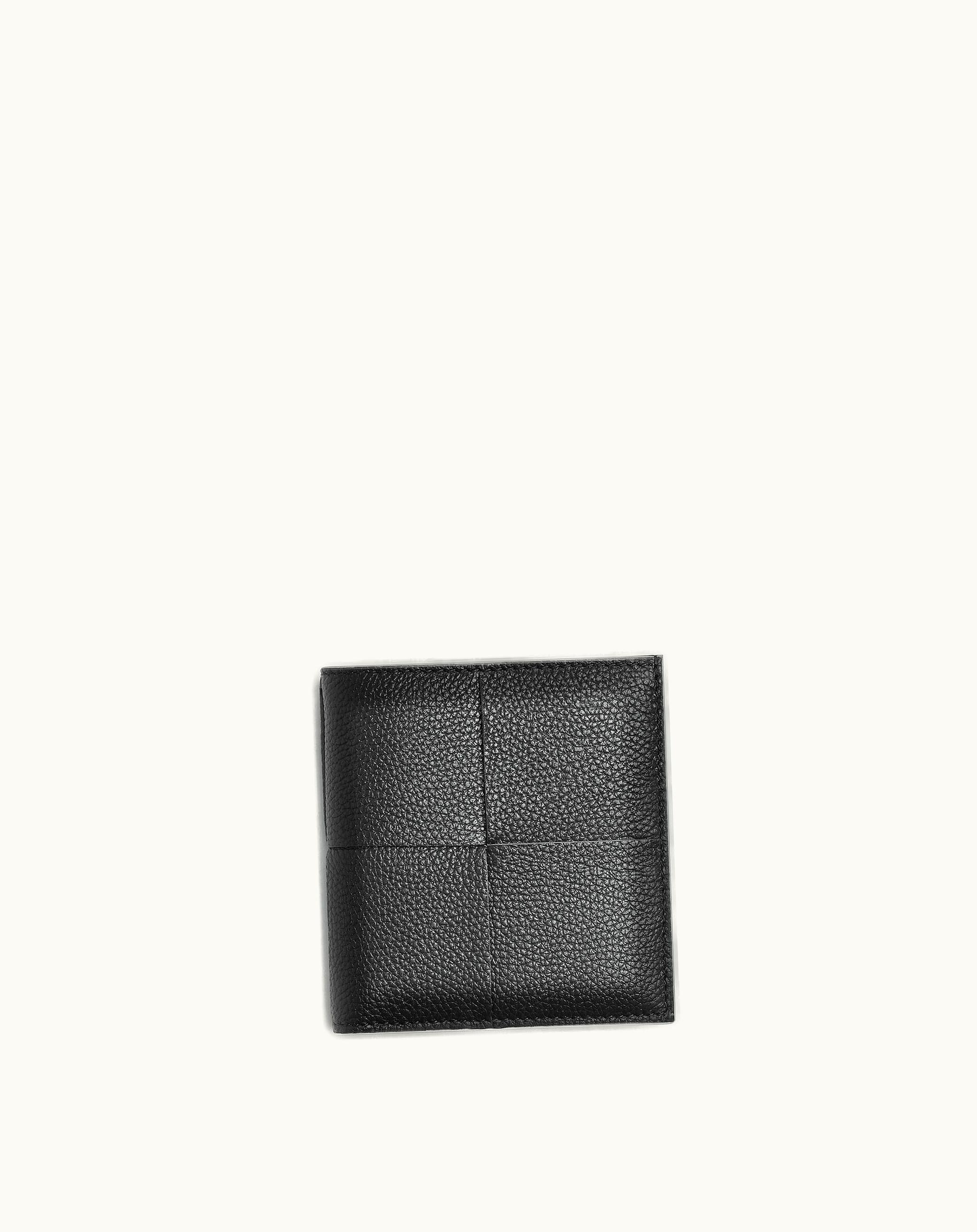 Bottega Veneta Bottega Veneta Men's Cassette Slim Bi-Fold Wallet In Inkwell / Glacier