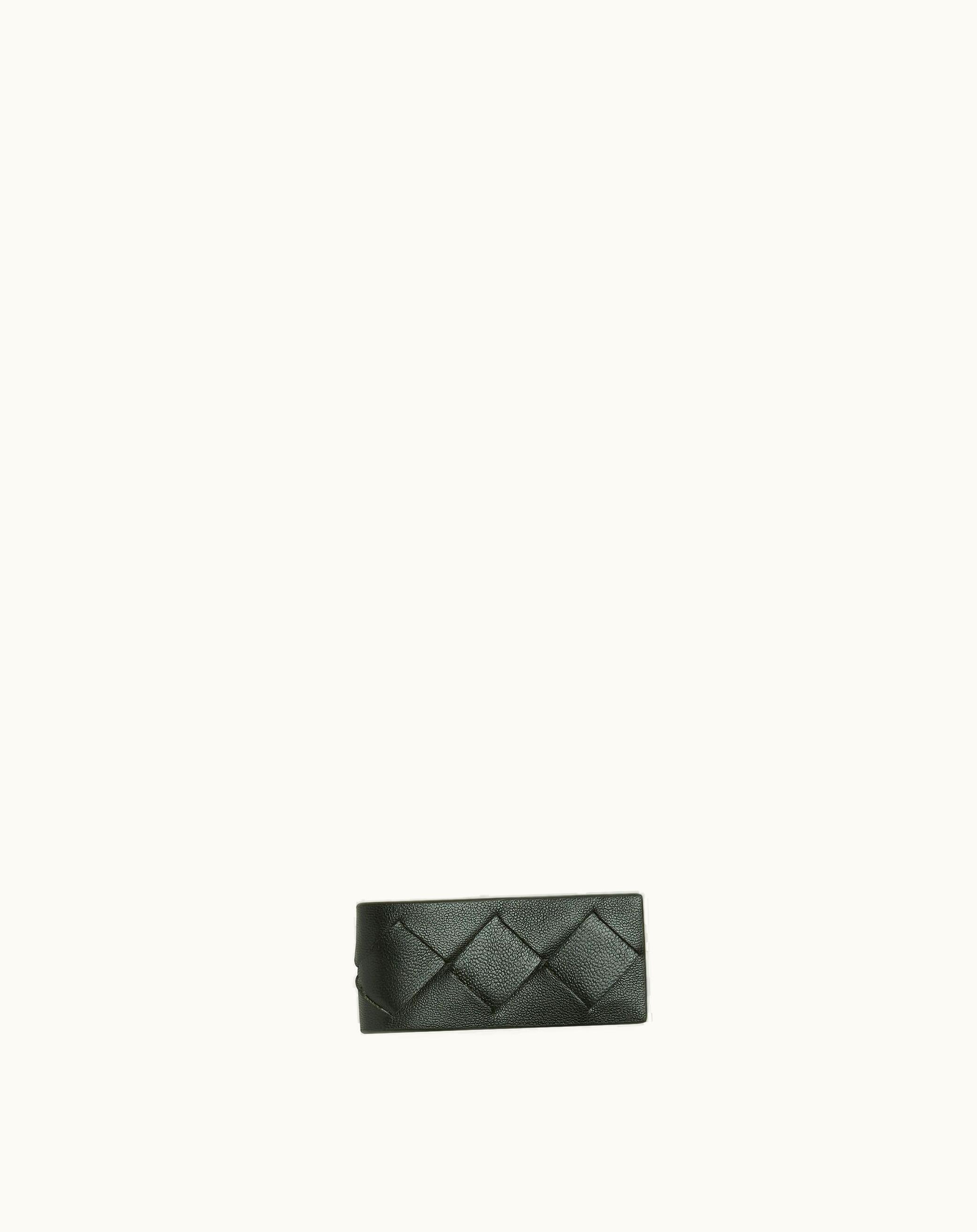 Bottega Veneta Bottega Veneta Men's Intrecciato Money Clip In Dark Green