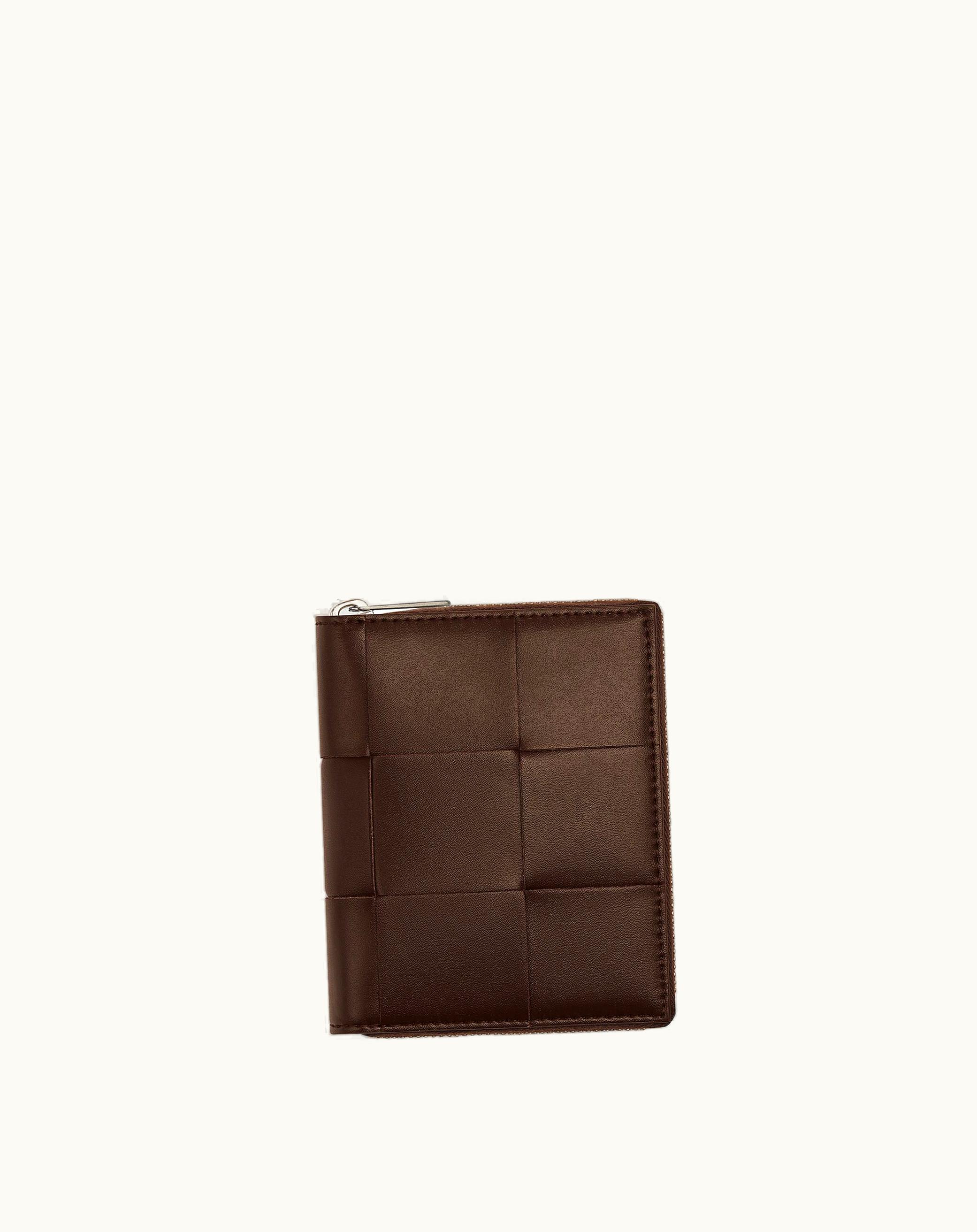Bottega Veneta Bottega Veneta Men's Cassette Zip Around Wallet In Light Brown