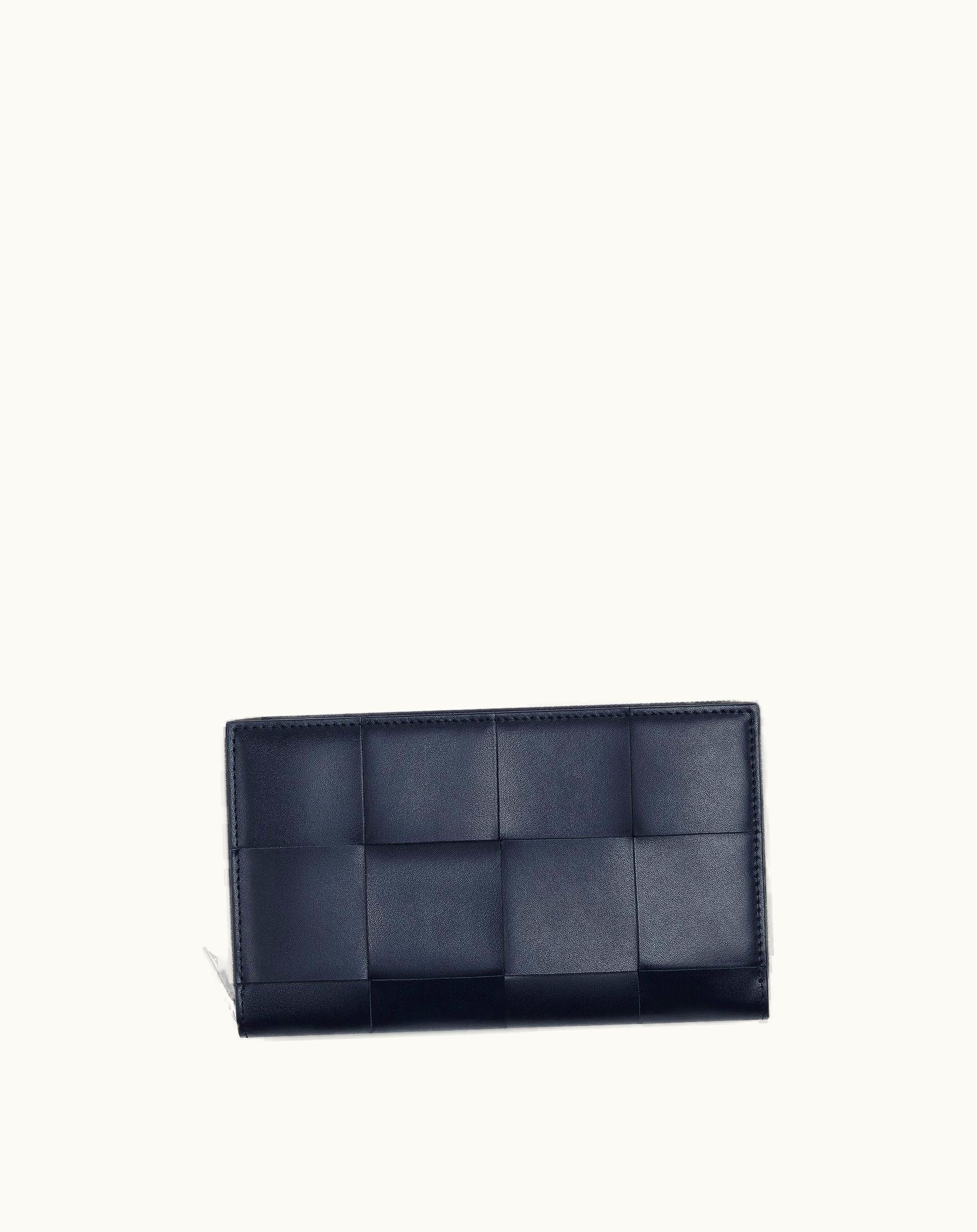 Bottega Veneta Bottega Veneta Men's Cassette Zip Around Wallet In Space / Mud