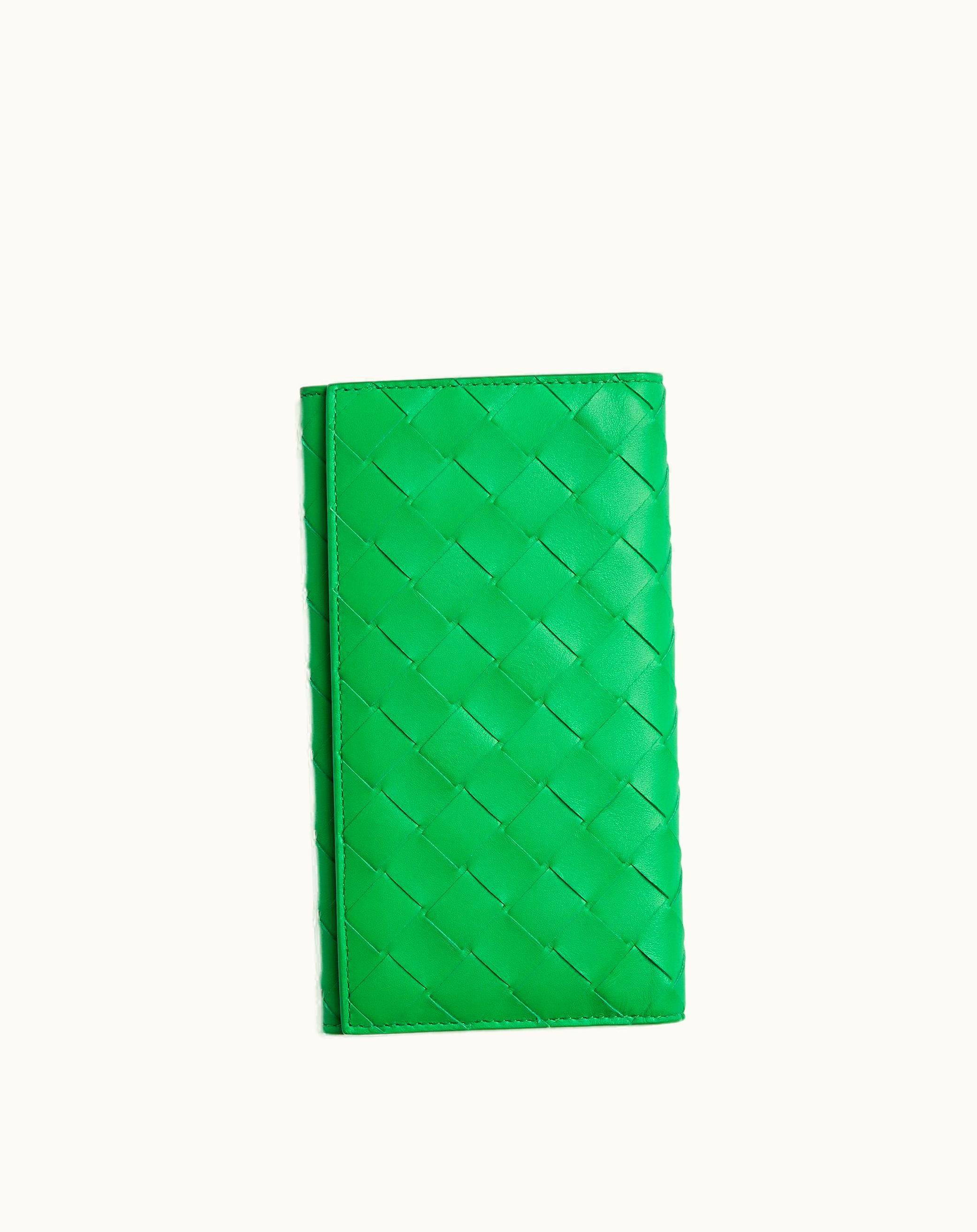 Bottega Veneta Bottega Veneta Men's Long Intrecciato Wallet In Parakeet