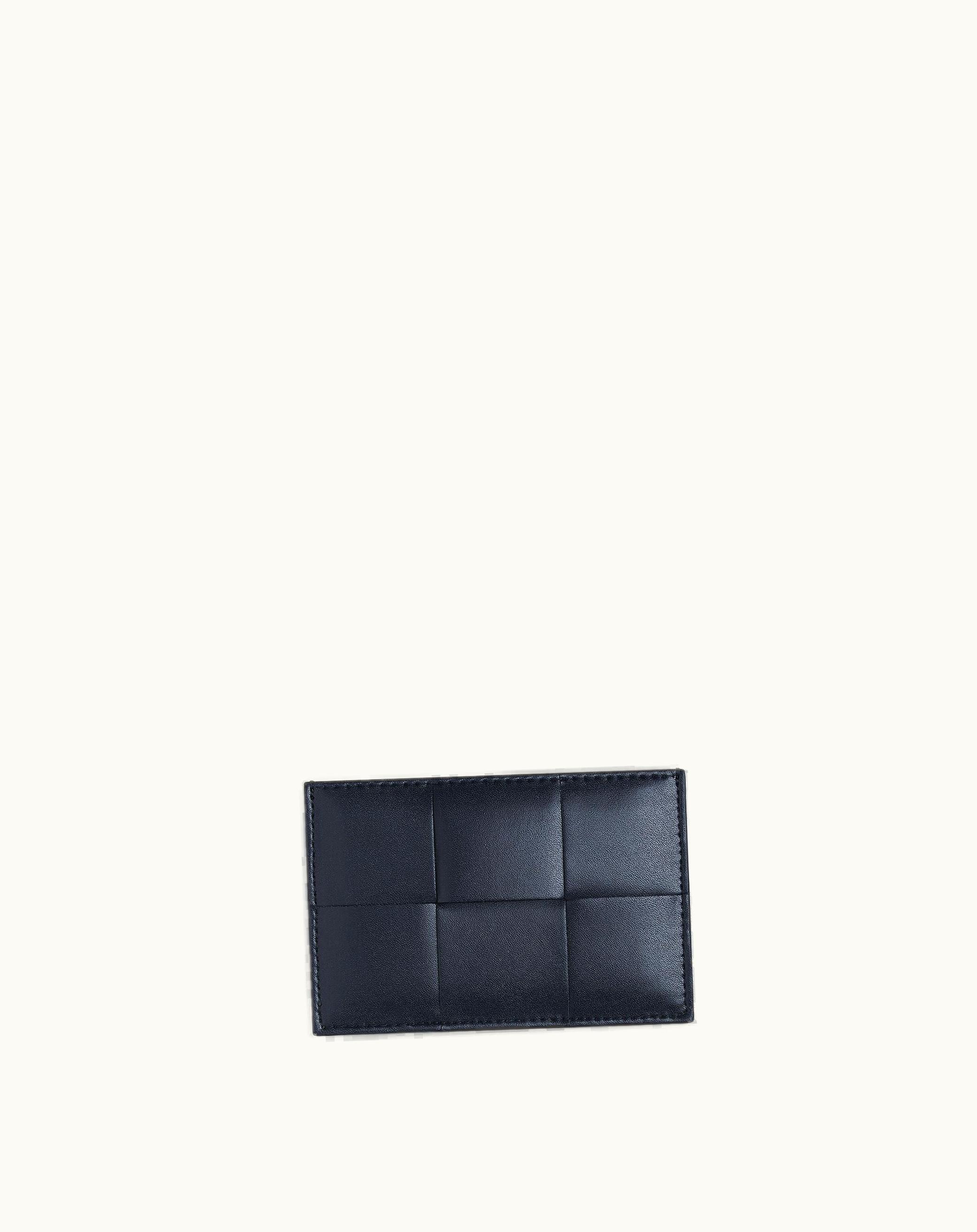 Bottega Veneta Bottega Veneta Men's Cassette Credit Card Case In Space / Mud