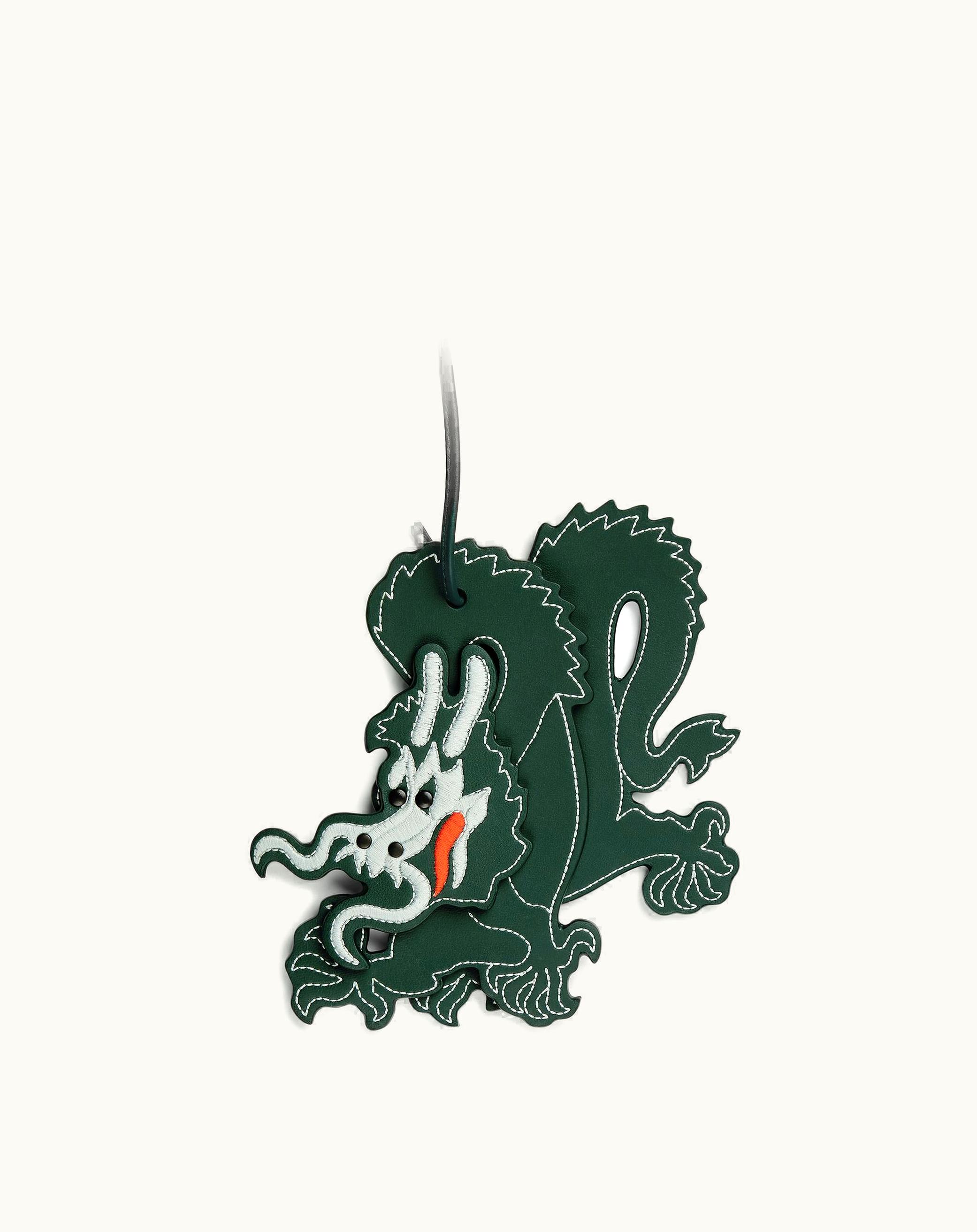 Bottega Veneta Bottega Veneta Men's Dragon Card Case In Emerald Green / Glacier / Papaya