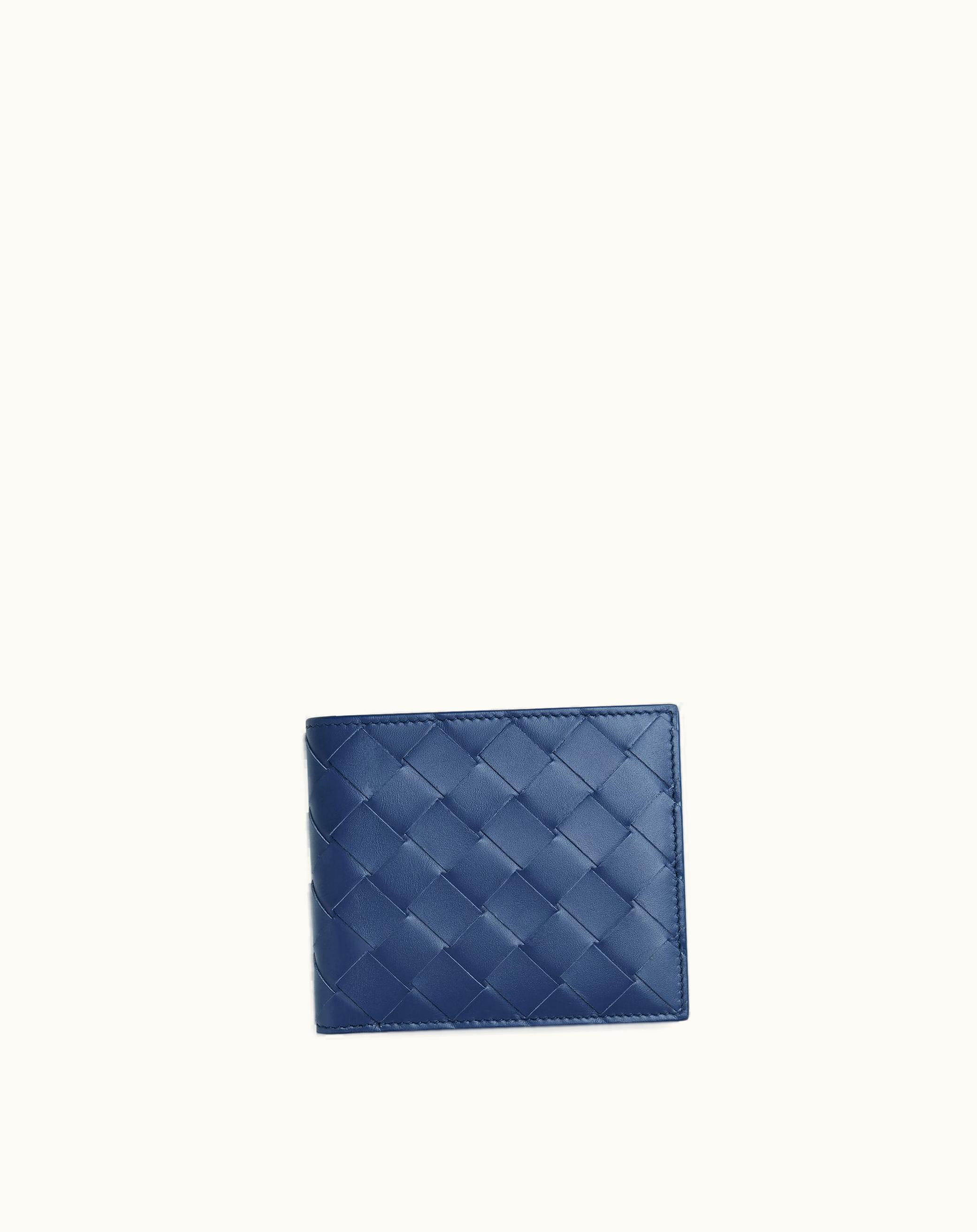 Bottega Veneta Bottega Veneta Men's Intrecciato Bi-Fold Wallet In Cruise