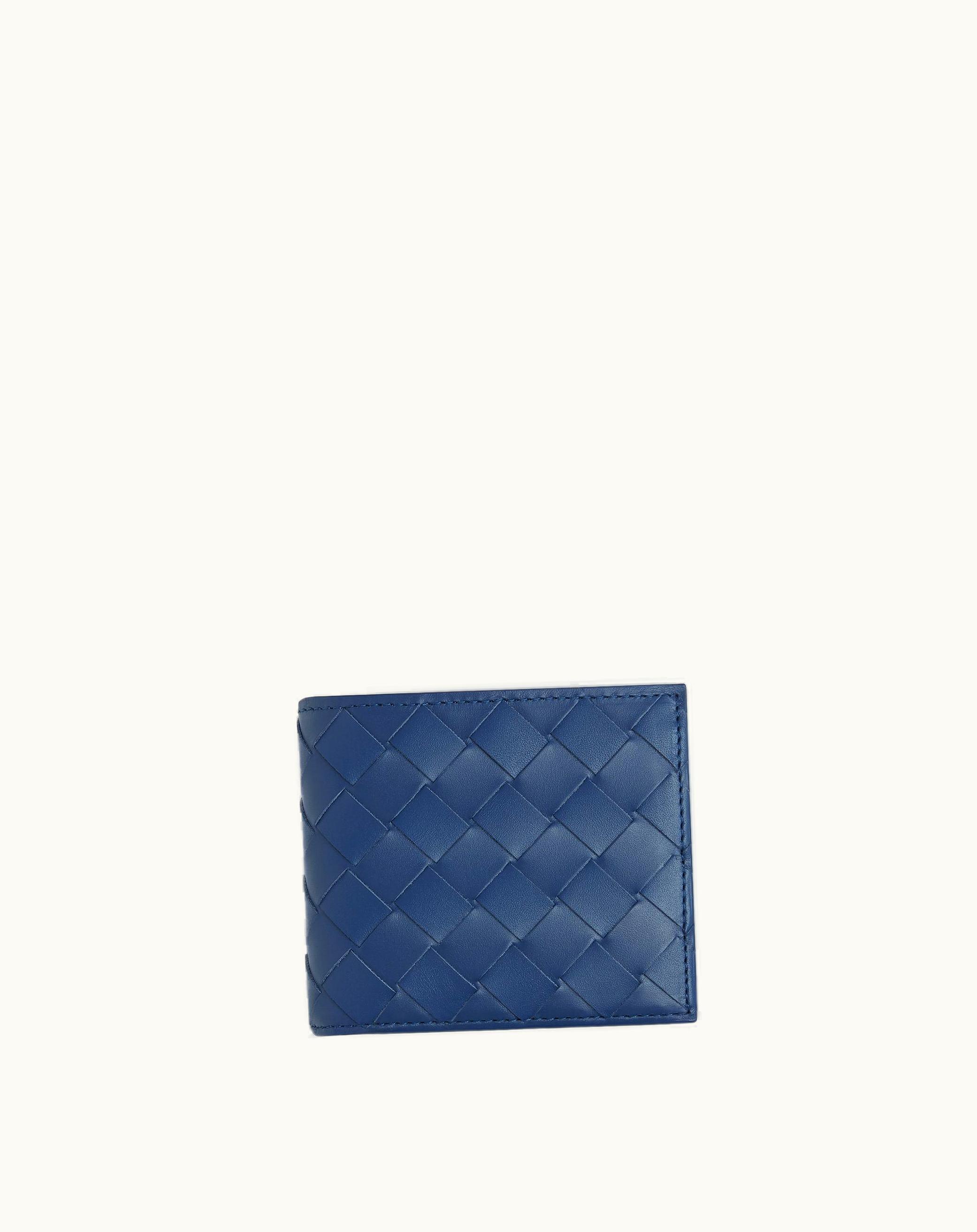 Bottega Veneta Bottega Veneta Men's Intrecciato Bi-Fold Wallet With Coin Purse In Cruise