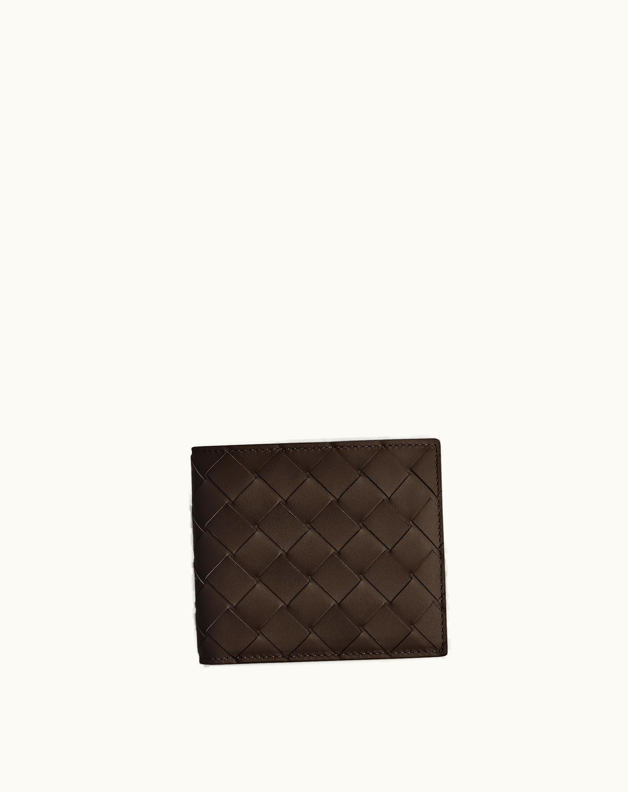 Bottega Veneta Bottega Veneta Men's Intrecciato Bi-Fold Wallet With Coin Purse In Fondant