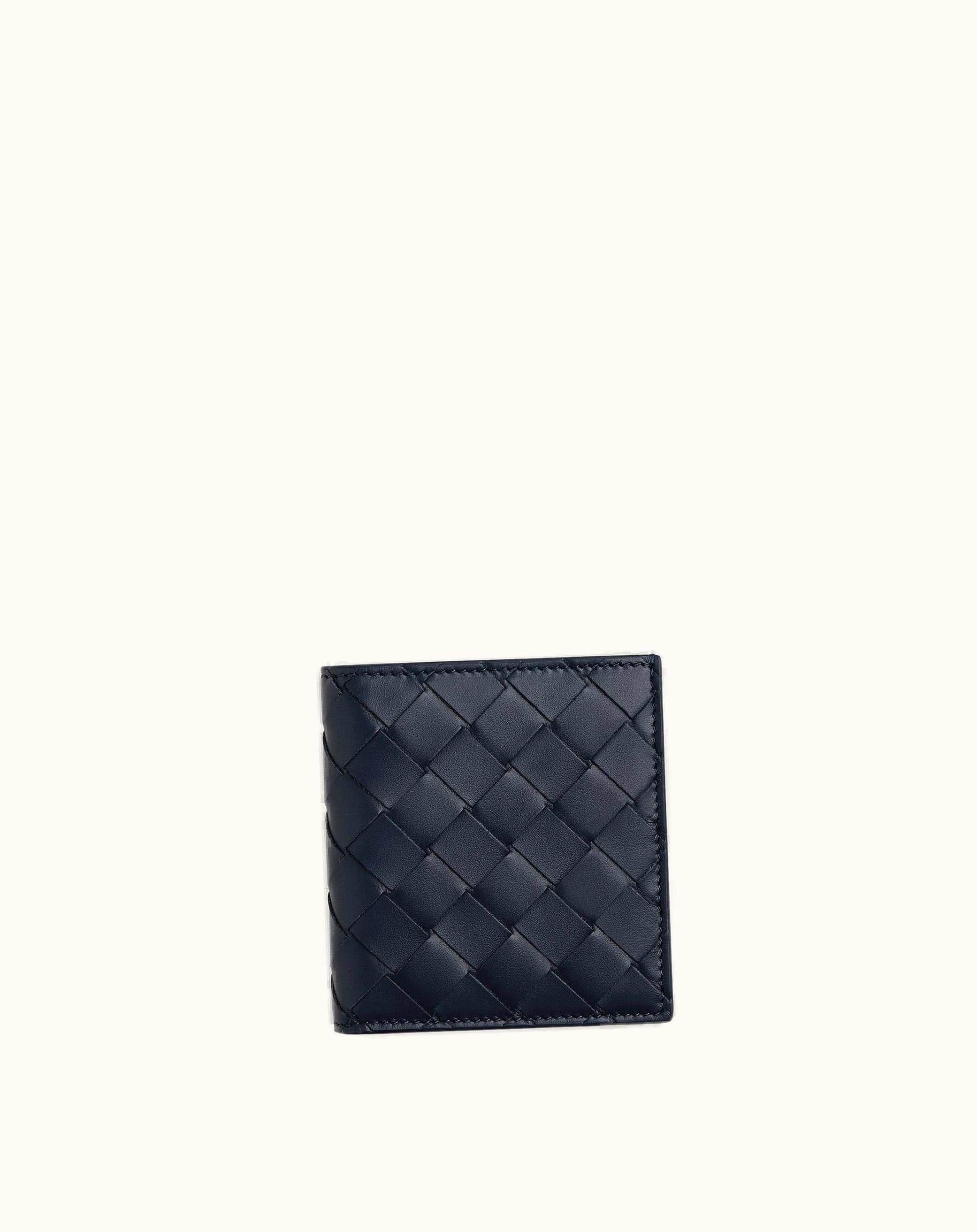 Bottega Veneta Bottega Veneta Men's Intrecciato Slim Bi-Fold Wallet In Space