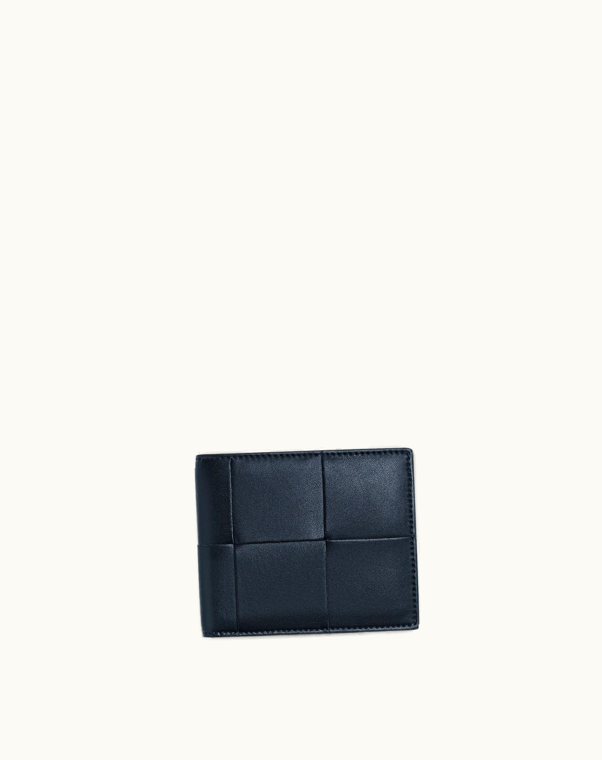 Bottega Veneta Bottega Veneta Men's Cassette Bi-Fold Wallet In Space